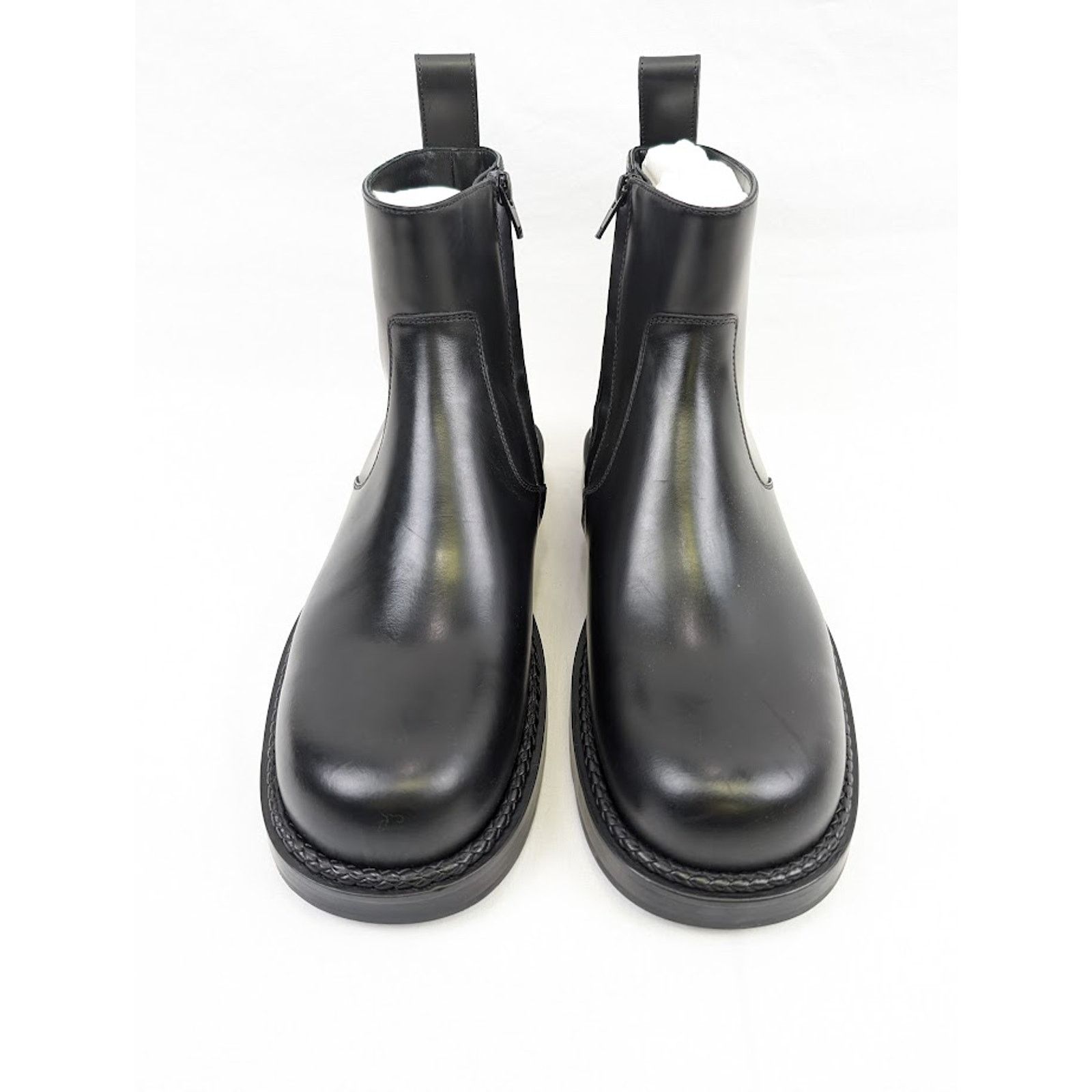 Bottega Veneta o1rshd1 Calf Classic Strut Ankle Boots in Black Size US 8 / EU 41 - 14 Thumbnail