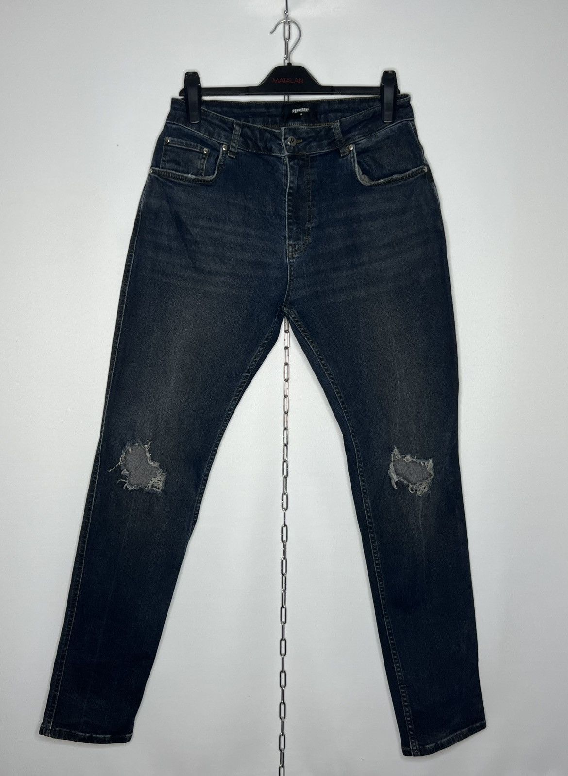 Represent Clo. Represent Destroyer Denim Luxury Jeans Size 32 Size US 32 / EU 48 - 1 Thumbnail