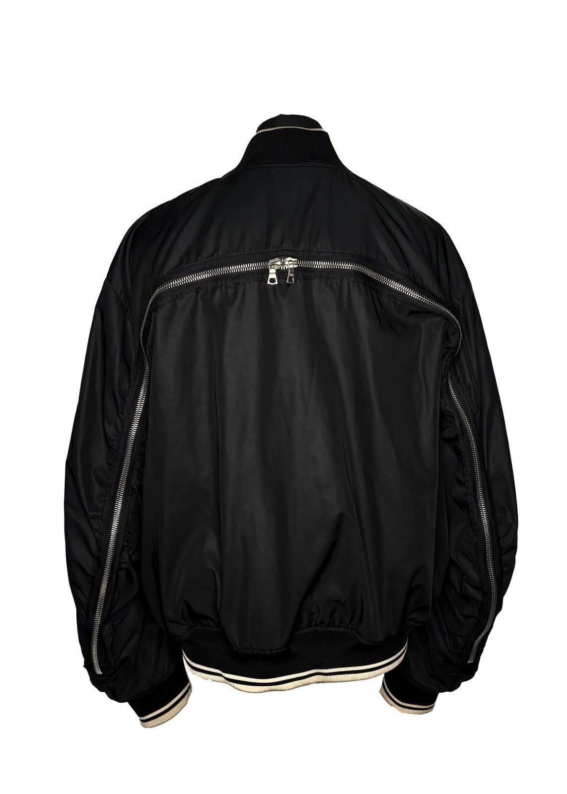 Dries Van Noten WOOL VERSION AW14 Backzip bomber jacket SZ:S, M, L