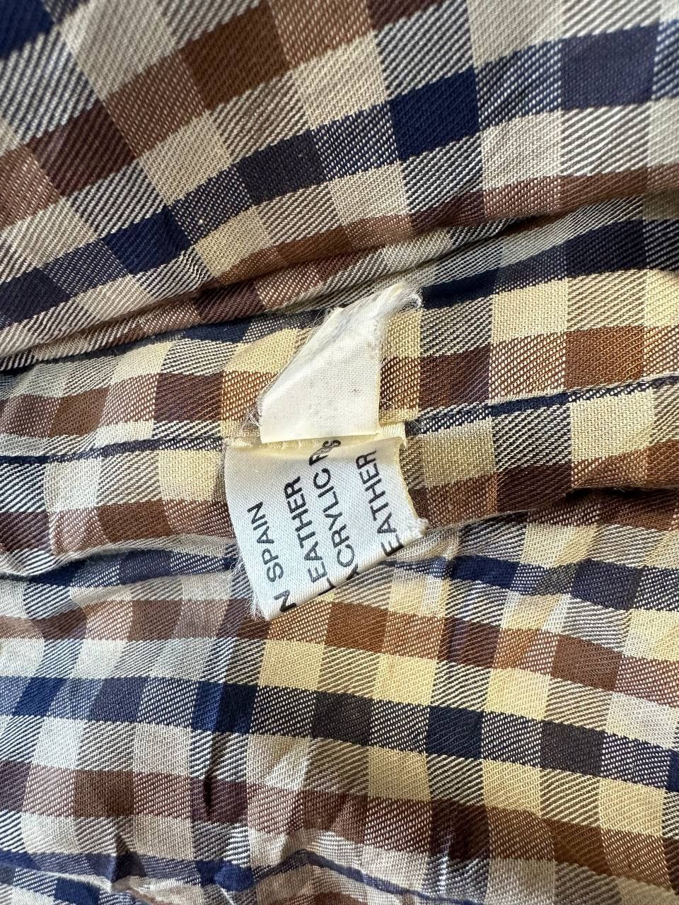 Aquascutum Aquascutum Tartan Lined Leather Jacket Size US M / EU 48-50 / 2 - 18 Thumbnail