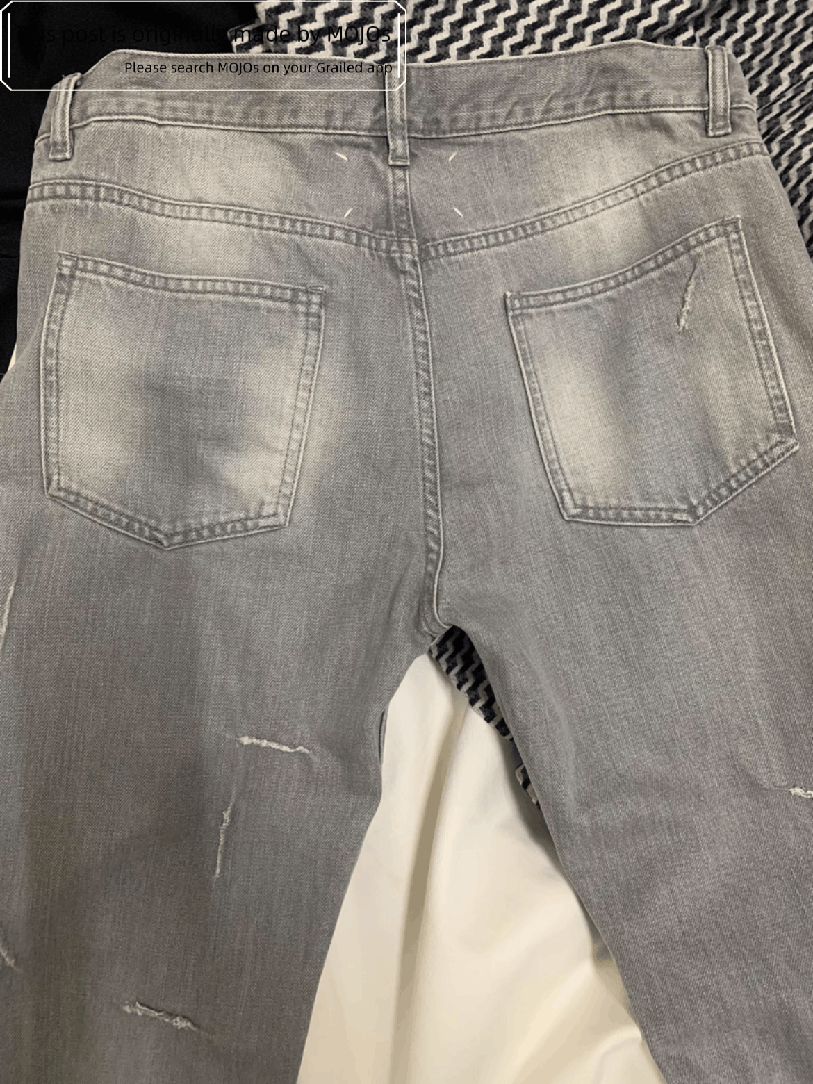 Maison Margiela Sz 32 Maison Margiela 17SS Cuting Distressed Denim Size US 32 / EU 48 - 2 Thumbnail