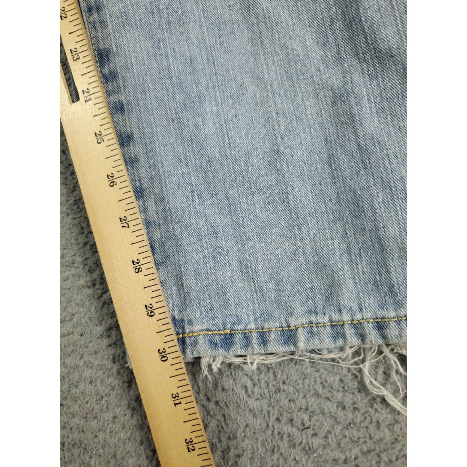 Denime Drunknmunky Jeans Mens 32x30 Blue Relaxed Fit Denim Pants Size US 32 / EU 48 - 5 Thumbnail