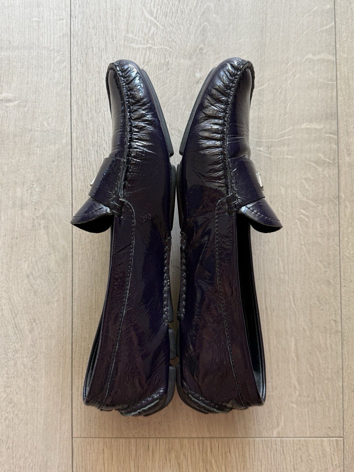 Prada Prada Vintage Purple Patent leather Flats Loafers Size US 10 / IT 40 - 5 Thumbnail