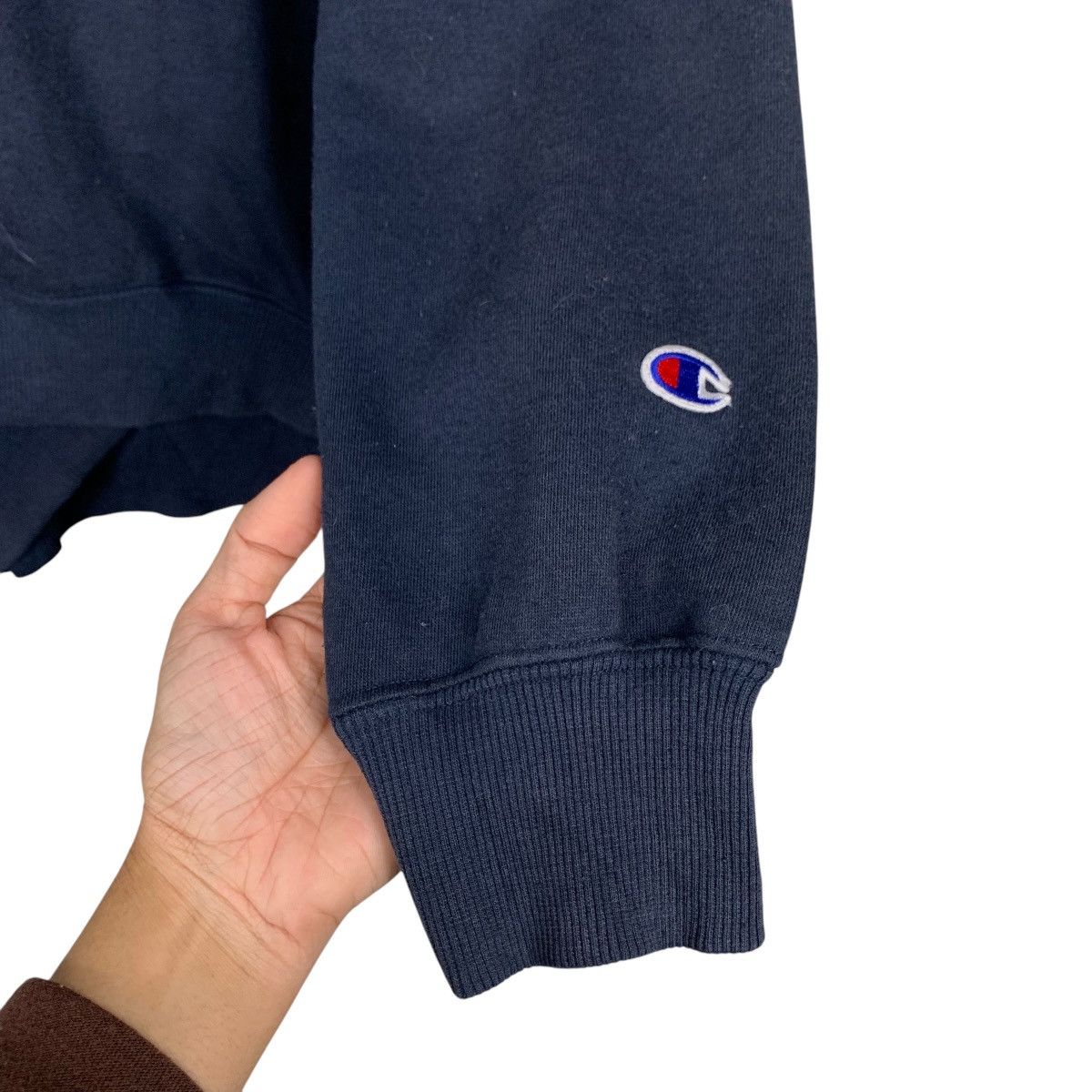 Champion CHAMPION Navy Blue Zipper Hoodies Sweatshirt #1724-C76 Size US XXL / EU 58 / 5 - 15 Thumbnail