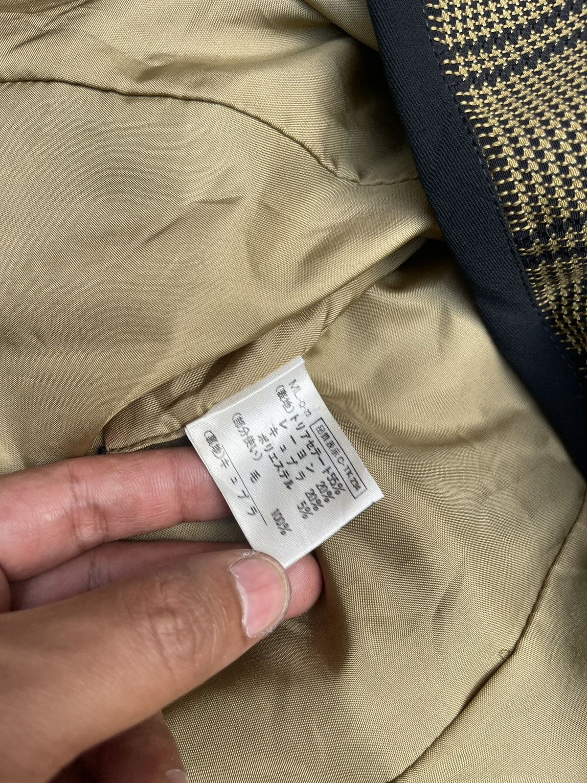 Designer Les Sportique Vintage Checkered Jacket – Pearl Button Size S / US 4 / IT 40 - 6 Thumbnail
