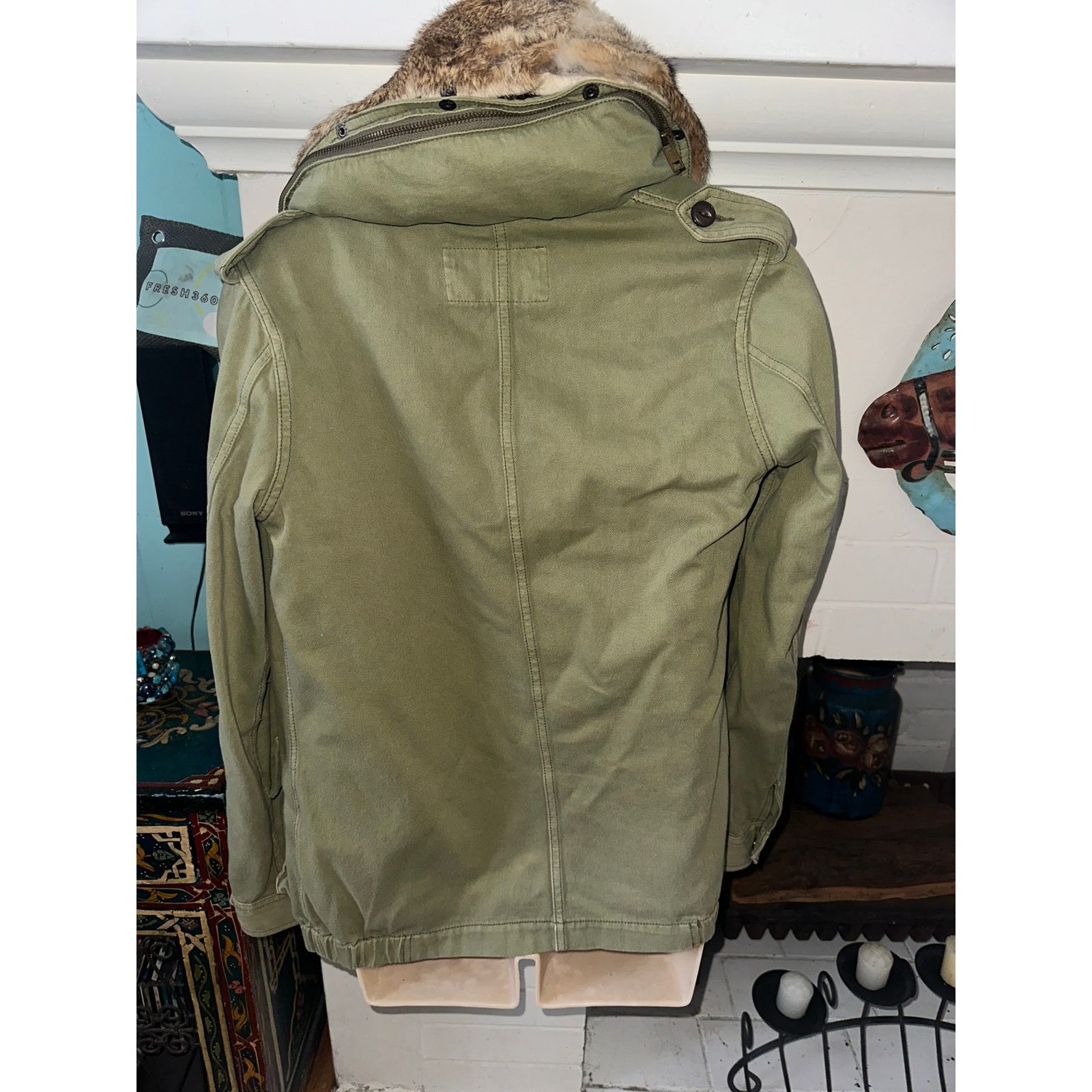 Other VINTAGE JAPANESE ARMY UTILITY JACKET FUR & SHEARLING LINED Size S / US 4 / IT 40 - 5 Thumbnail