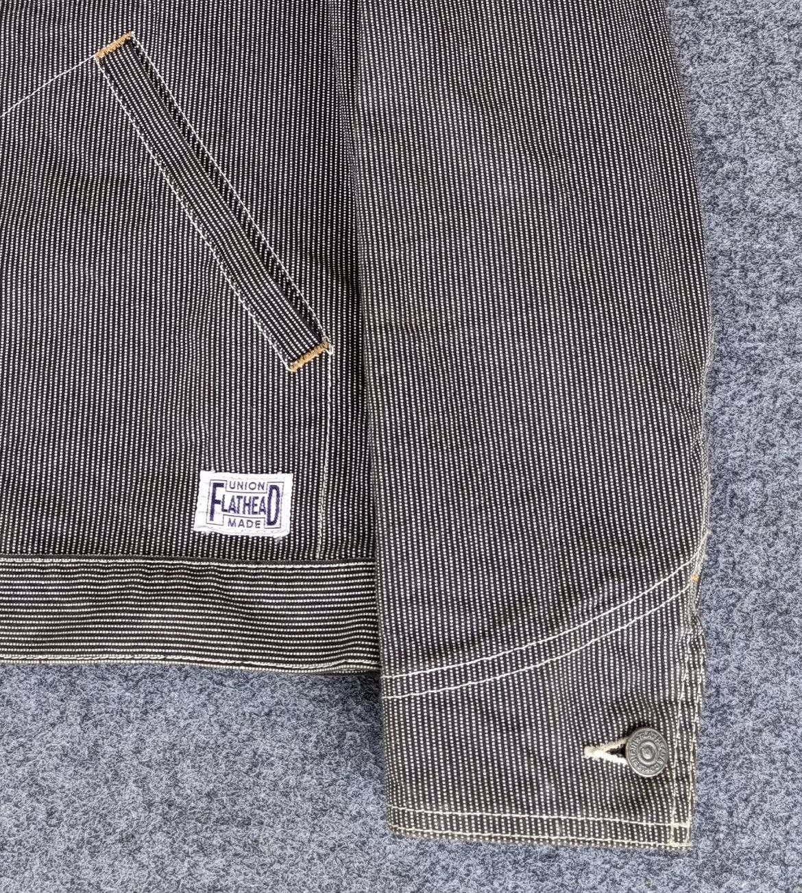 The Flat Head 2000s Flat Head Hickory Striped Work Jacket Size US M / EU 48-50 / 2 - 2 Thumbnail