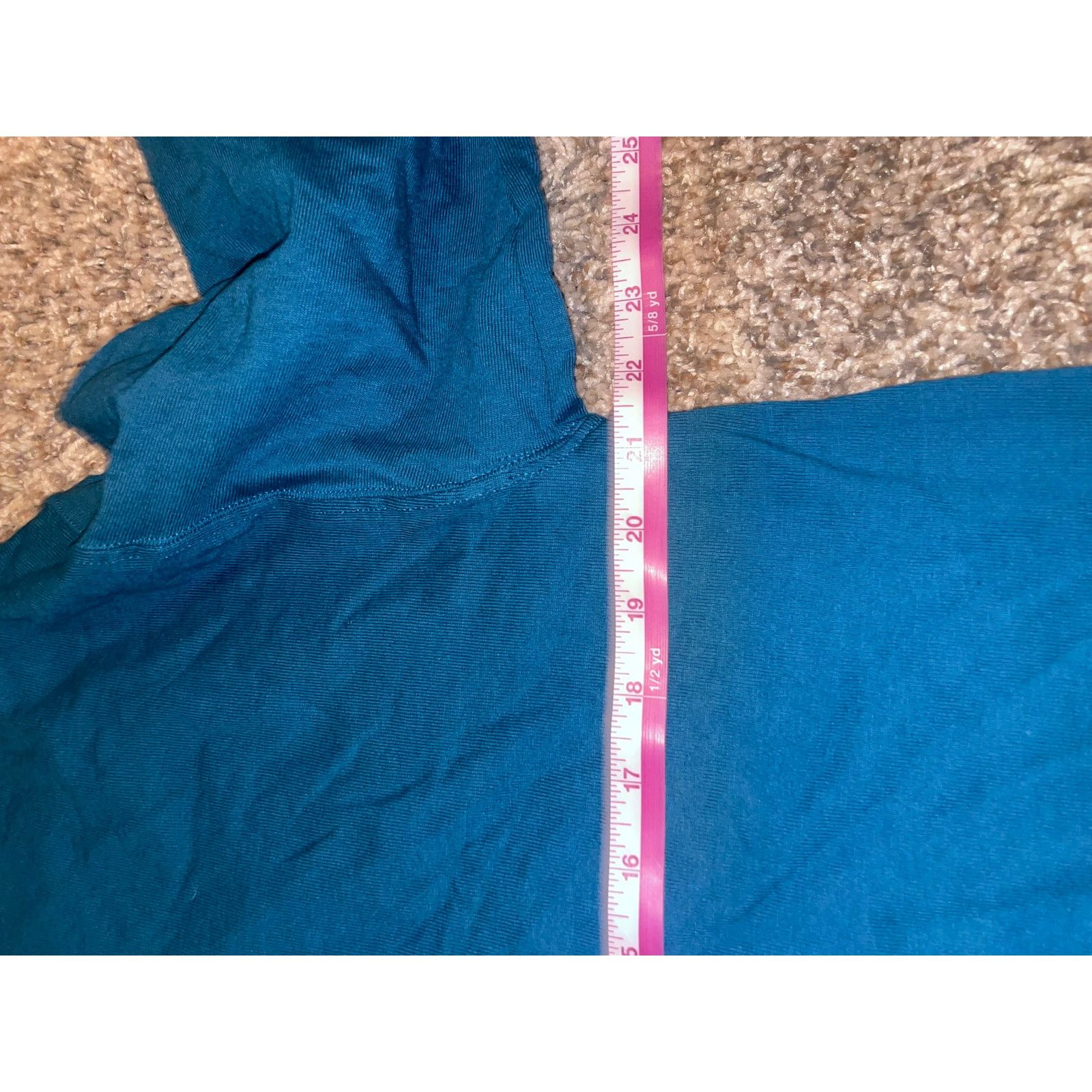 Vintage Vintage Blue Blank Long Sleeve Shirt Tee VTG 90s Large L Size US L / EU 52-54 / 3 - 8 Thumbnail