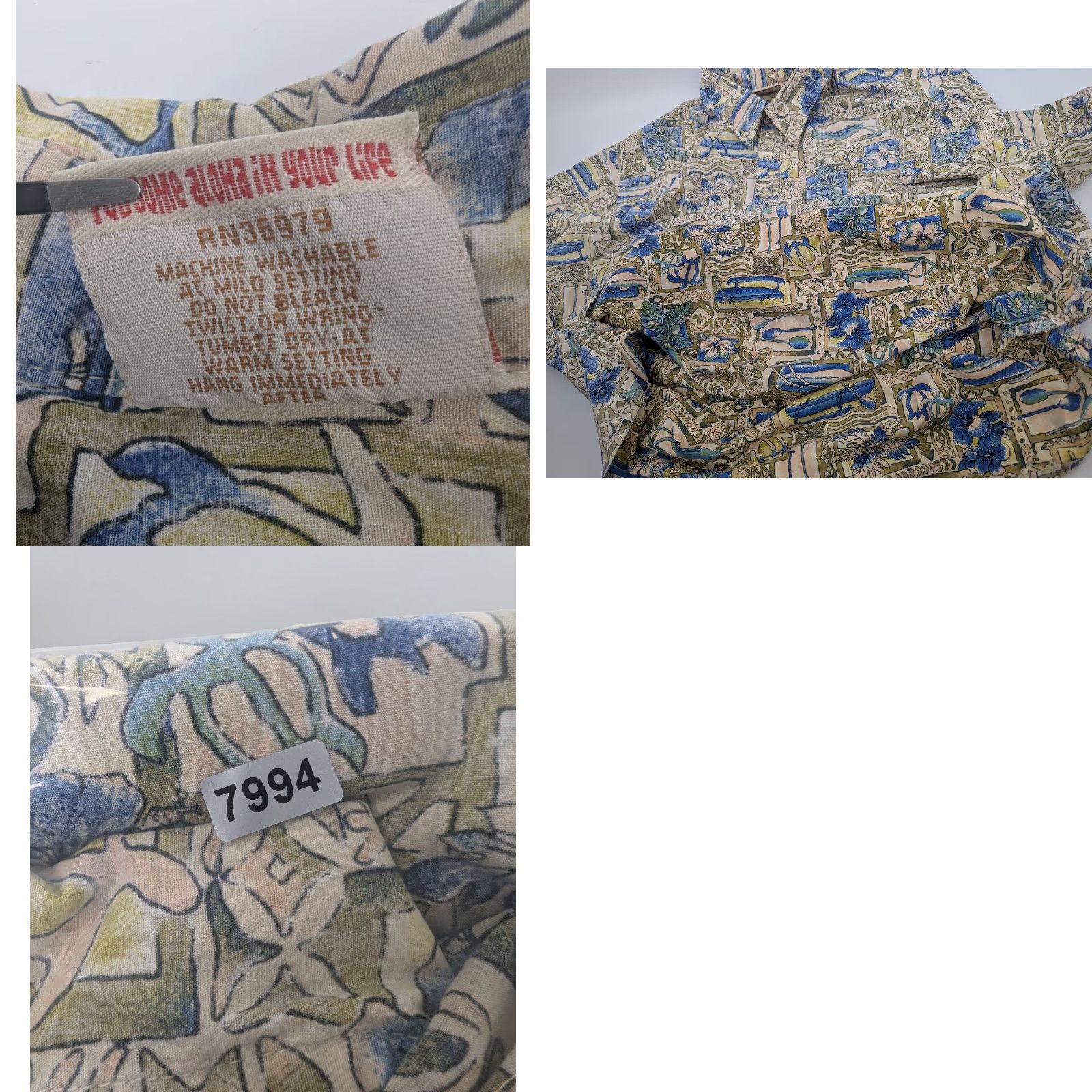 Vivobarefoot Go Barefoot Hawaiian Shirt Short Sleeve Pullover Men’s 2XL Multicolor Floral Button-Up USA Made In USA Size US XXL / EU 58 / 5 - 8 Thumbnail