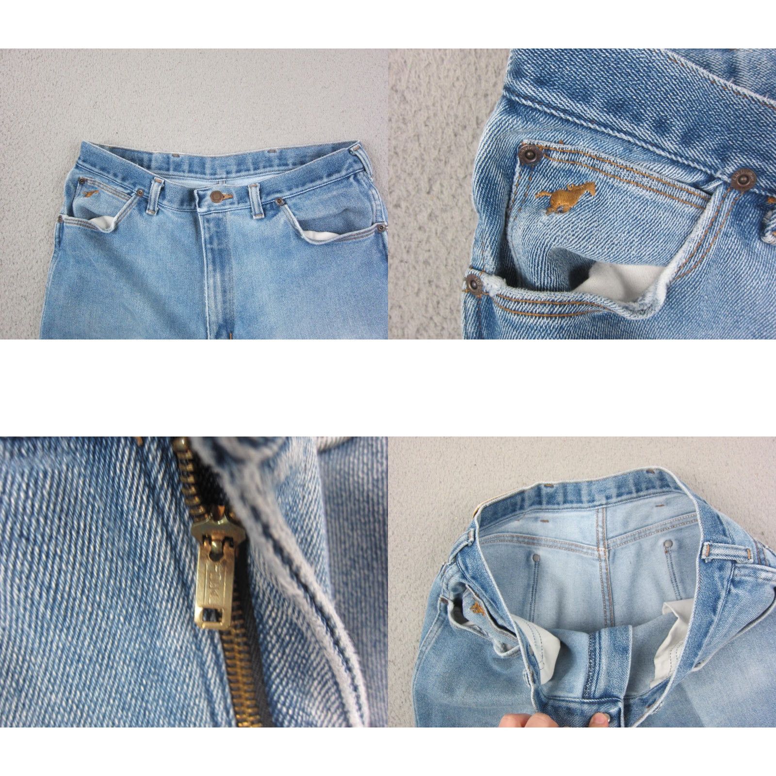 Levi's VINTAGE Levi's Jeans Adult 36x26 Blue Straight Regular Fit 5-Pocket Denim Western 80s 90s Mens Size US 36 / EU 52 - 8 Thumbnail