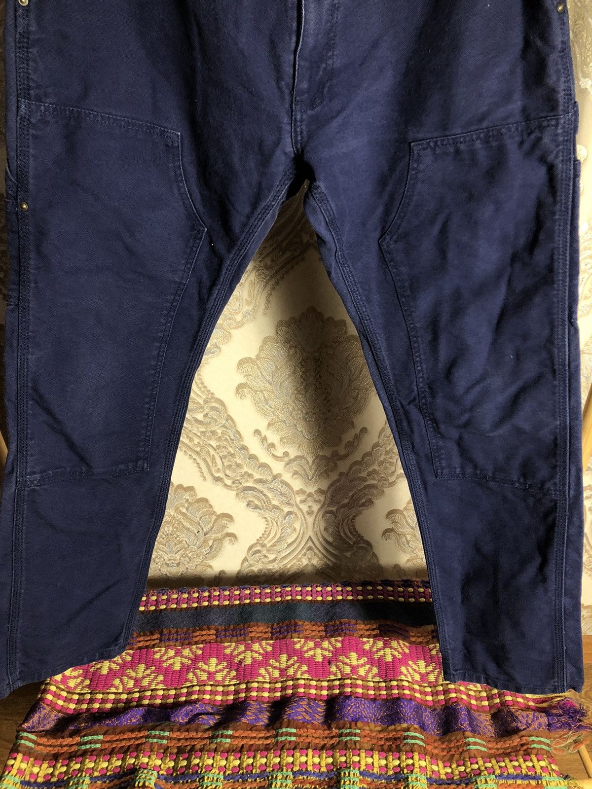 Carhartt Wip × Vintage VERY RARE CARHARTT WORK IN PROGRESS LINCOLN DOUBLE KNEE PANT Size US 33 - 5 Thumbnail