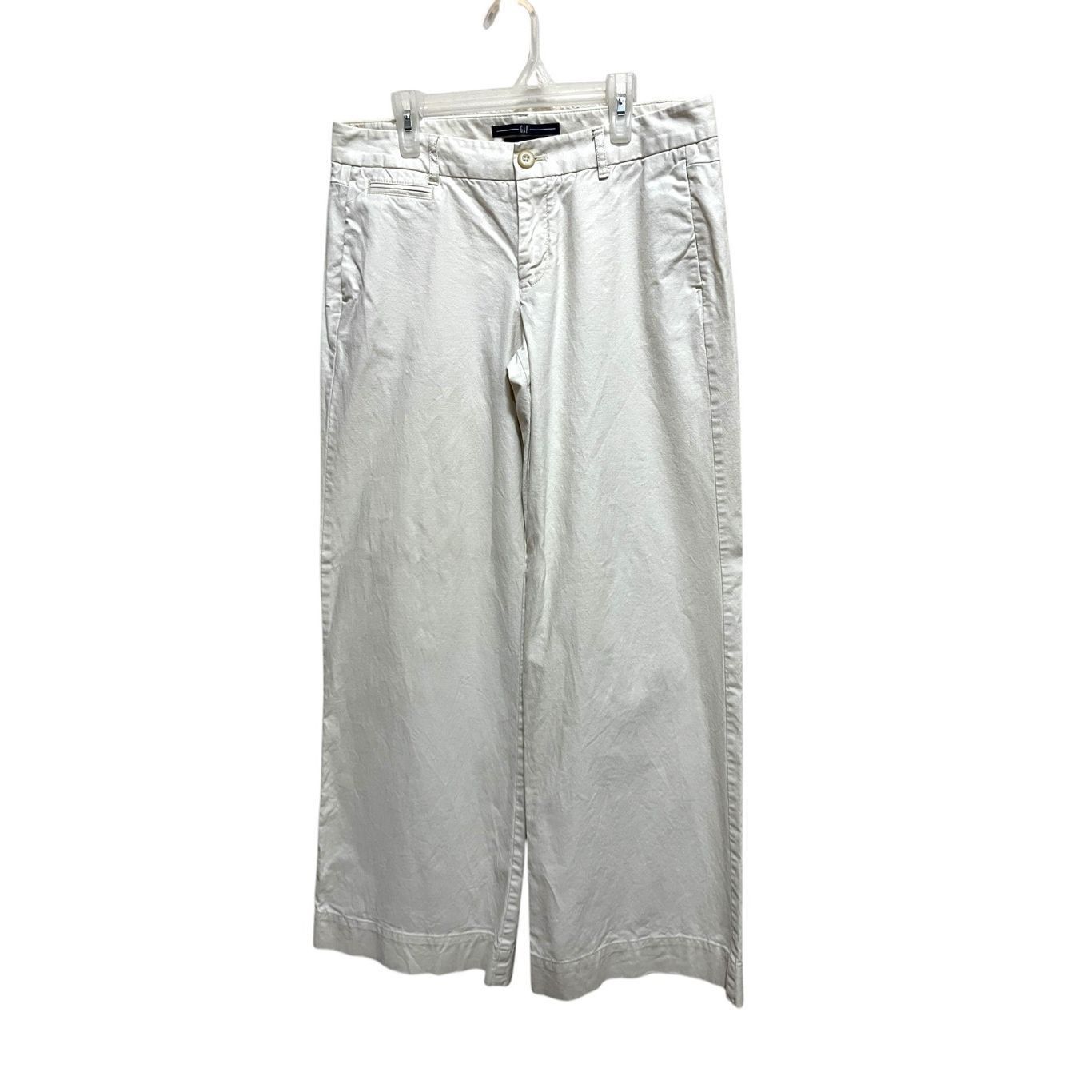 Gap Gap Y2K Wide Leg Mid Rise Trousers Pants Size 6 Size 28" / US 6 / IT 42 - 1 Thumbnail