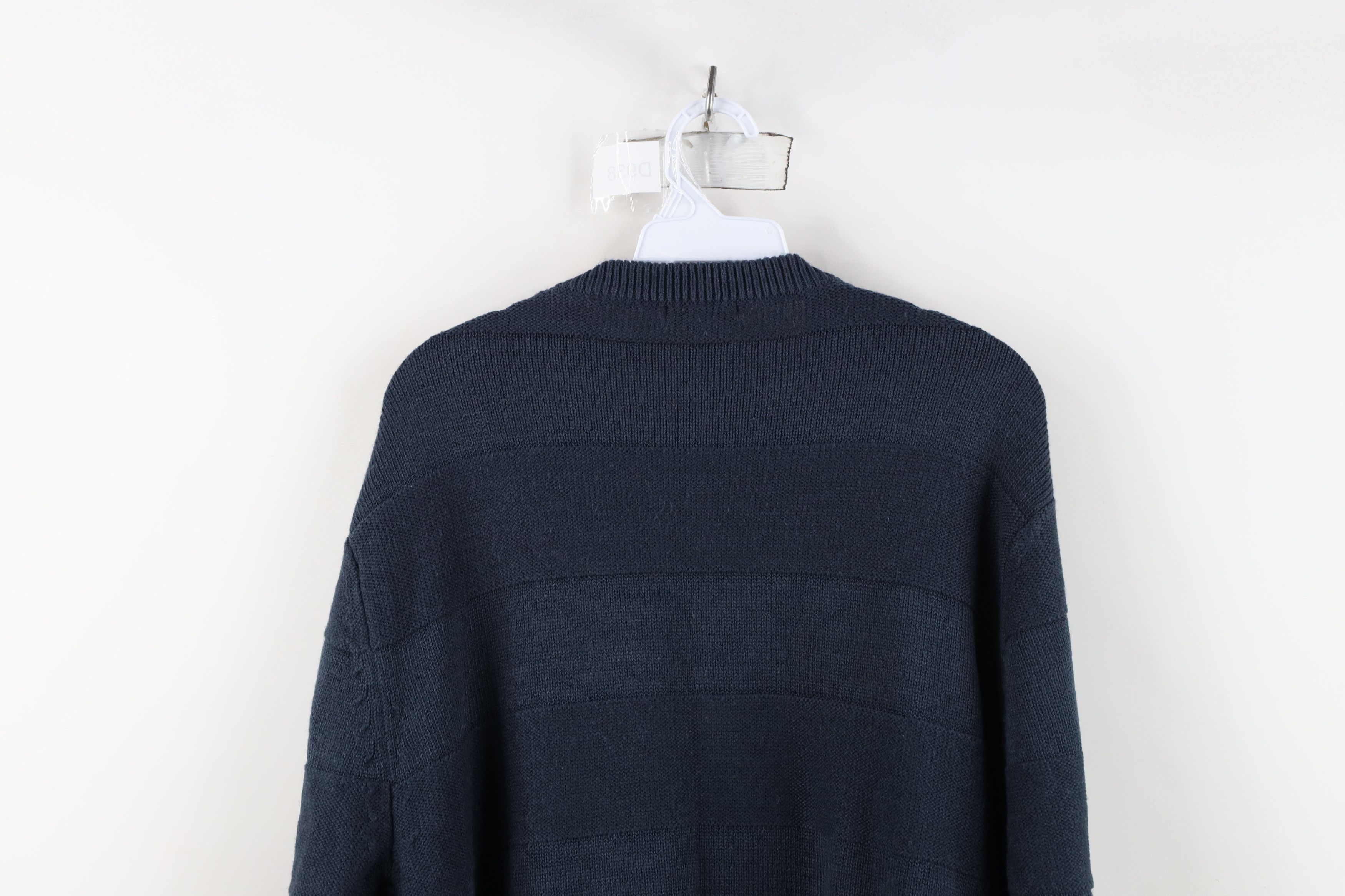 Vintage Vintage 90s Streetwear Lightweight Crewneck Sweater Blue Size US M / EU 48-50 / 2 - 7 Thumbnail