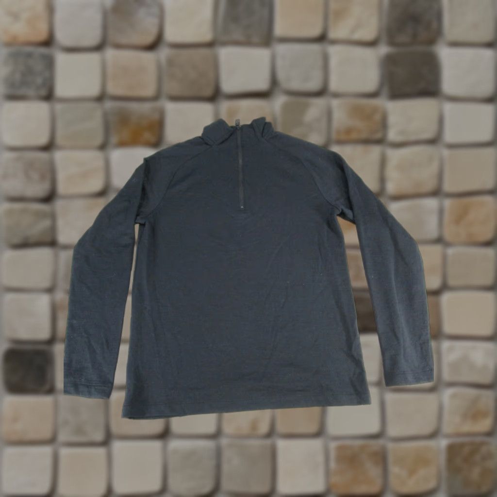 Banana Republic Banana Republic Sweater Mens M Black Performance Merino Mock Neck Pullover Long Sleeve Regular Fit Shirt for Business Casual Travel Size US M / EU 48-50 / 2 - 1 Thumbnail