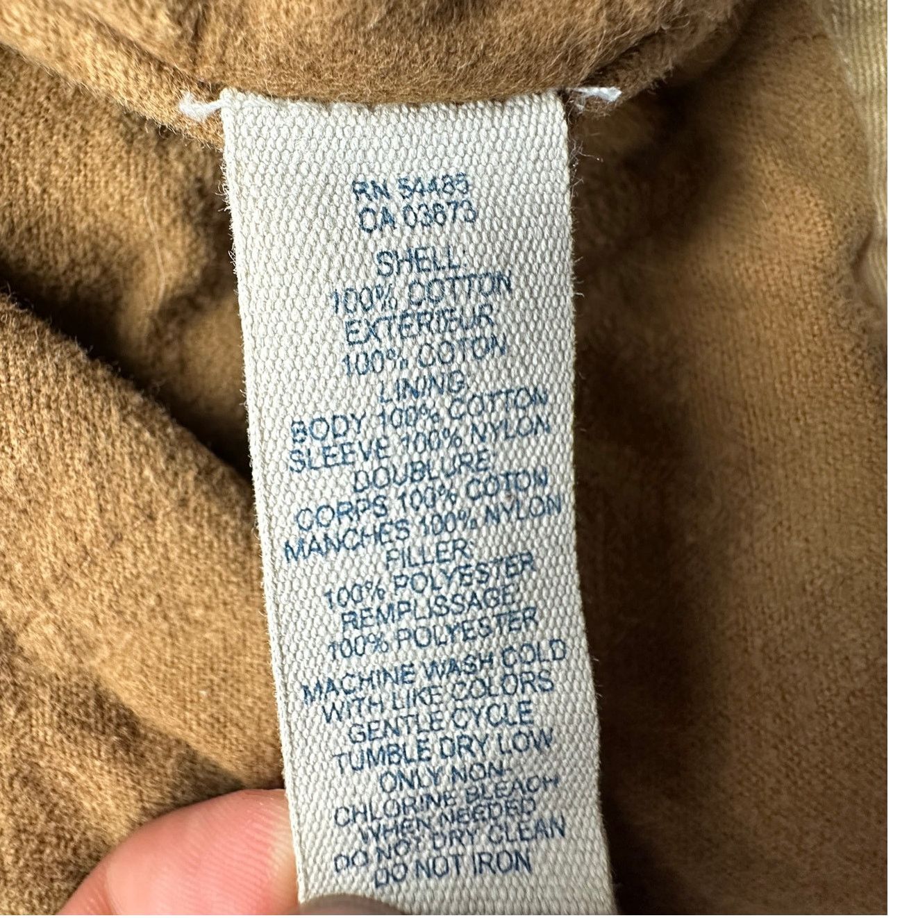 American Eagle Outfitters American Eagle Duck Canvas Lined Work Jacket Mens Large Zip Size US L / EU 52-54 / 3 - 8 Thumbnail