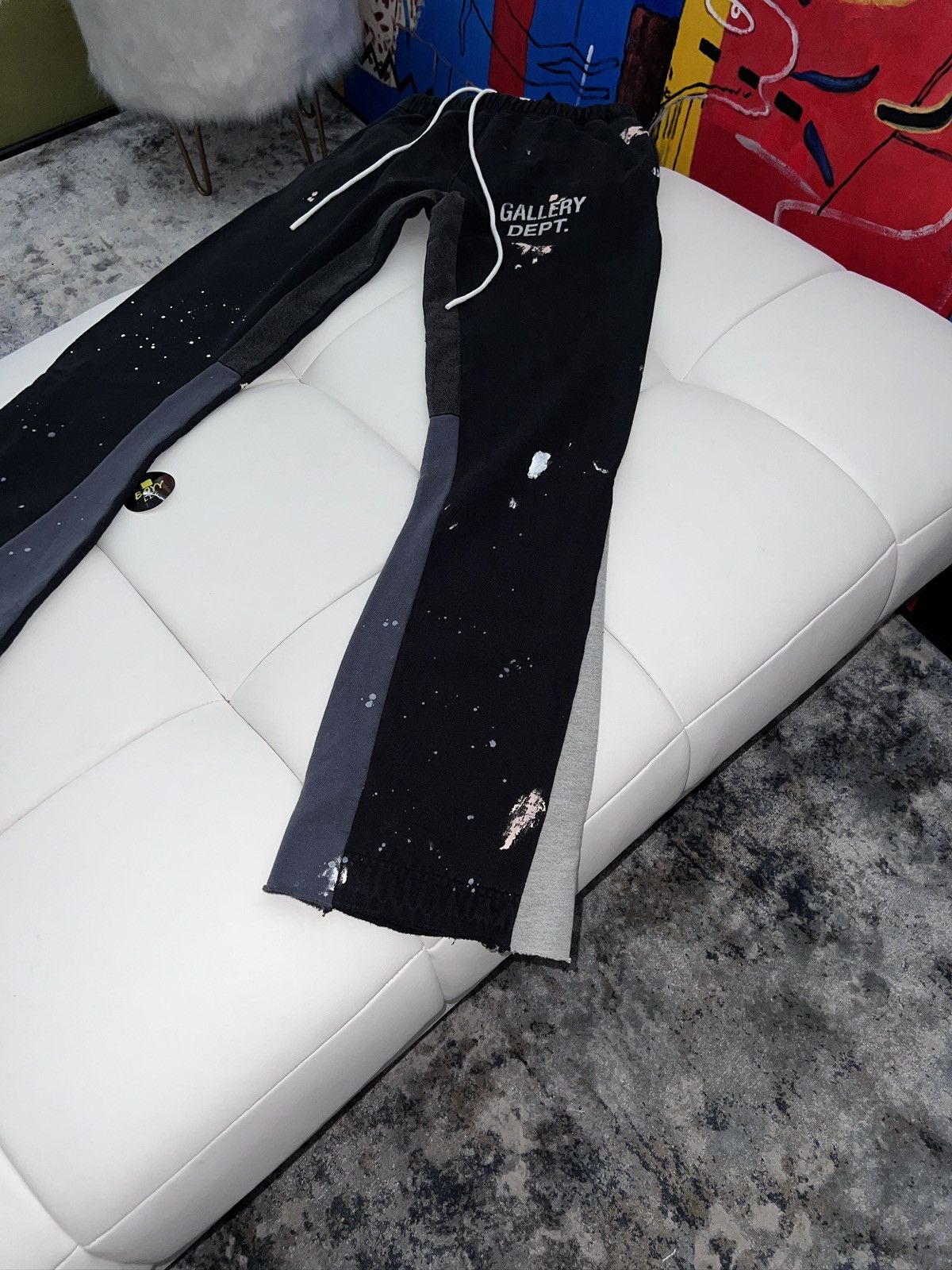Gallery Dept. Gallery dept flare paint splatter sweatpants SZ MEDIUM Size US 32 / EU 48 - 3 Thumbnail