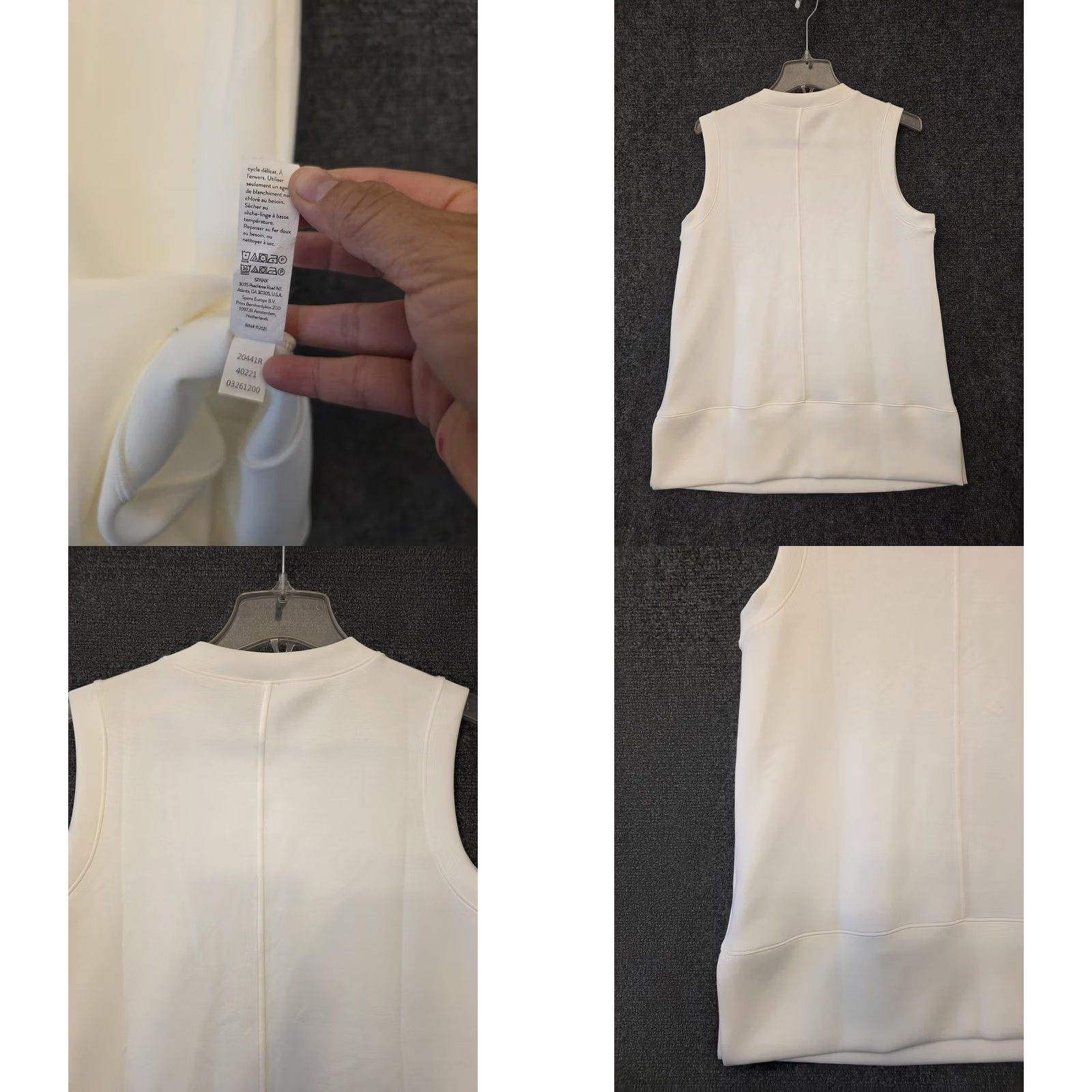 Spanx Spanx Dress L White Stretch Tank Shift Size 36" / US 14 / IT 50 - 8 Thumbnail
