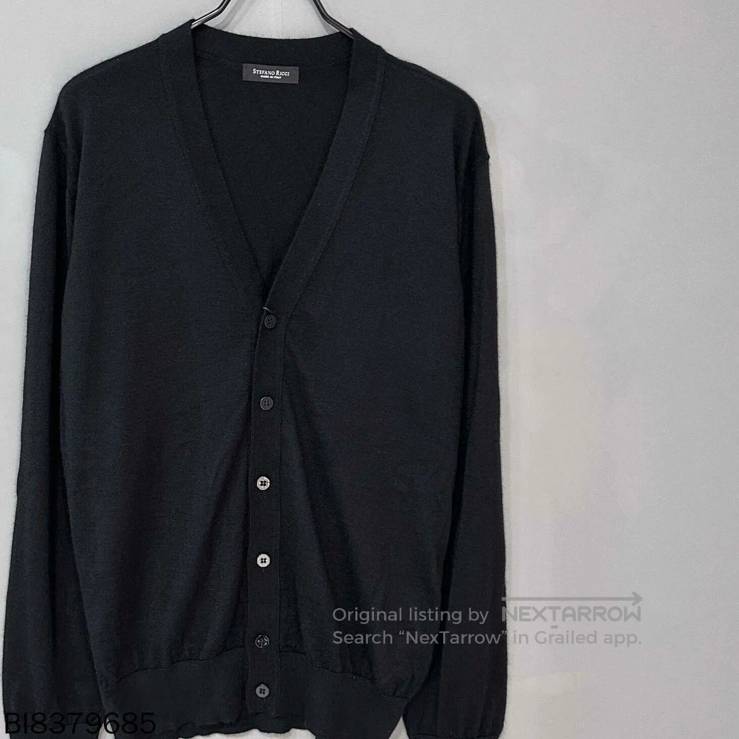 Stefano Ricci Stefano Ricci Black Cashmere Cardigan. Size US L / EU 52-54 / 3 - 2 Thumbnail
