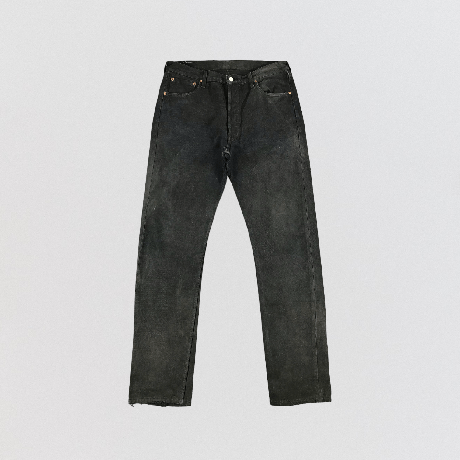 Levi's × Vintage Vintage 90s Distress Levis 501 Jeans-JM1586 Size US 36 / EU 52 - 1 Thumbnail