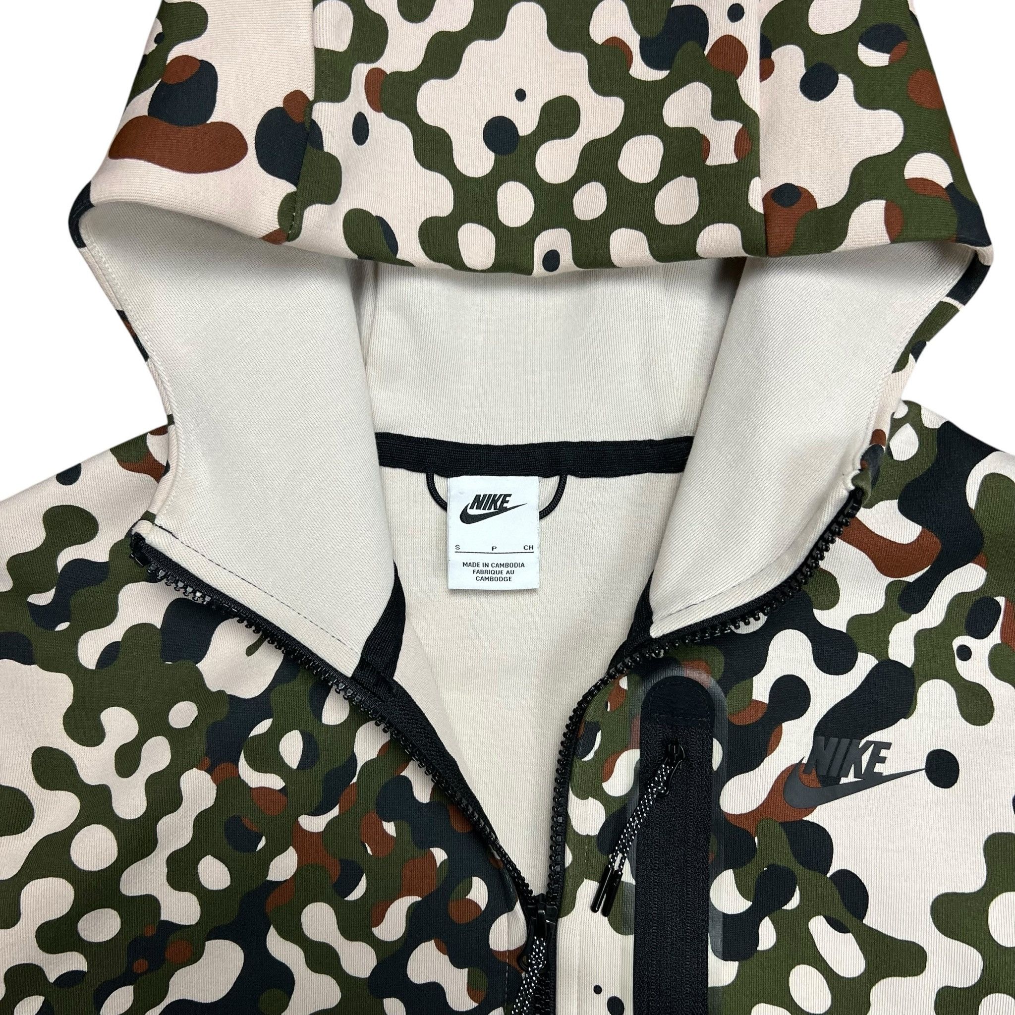 Nike Nike Sportswear Tech Fleece React Camo Full-Zip Hoodie - S Size US M / EU 48-50 / 2 - 5 Thumbnail