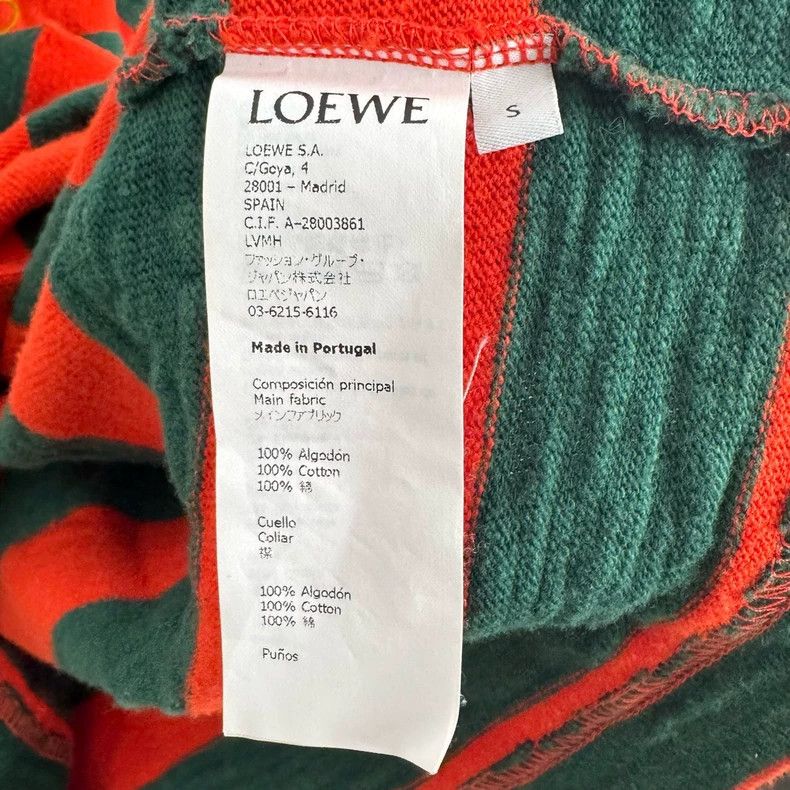 Loewe LOEWE Red and green striped sweater Size S / US 4 / IT 40 - 4 Thumbnail
