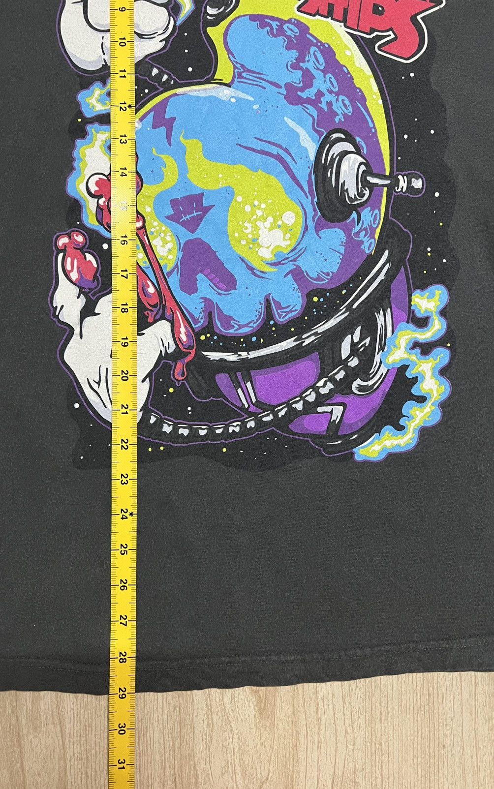 Band Tees “Abandon All Ship” Skull Graphic Tee Y2K Fade Streetwear Size US M / EU 48-50 / 2 - 6 Thumbnail