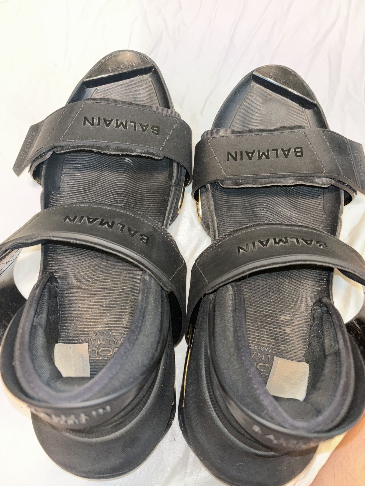 Balmain Used Balmain B-Bold open toe sandals unisex US 10 Size US 10 / IT 40 - 7 Thumbnail