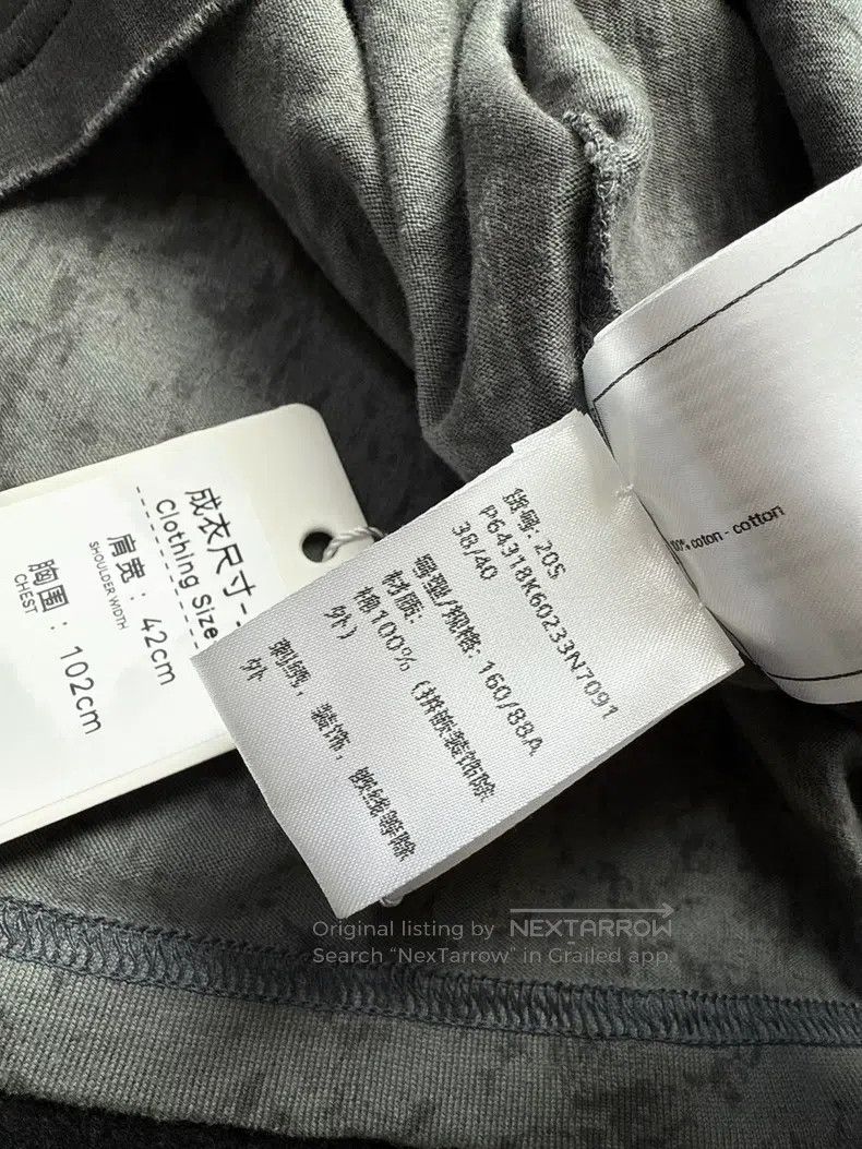 Chanel Chanel 20s spring and summer letter embroidery charcoal gr Size XS / US 0-2 / IT 36-38 - 6 Thumbnail