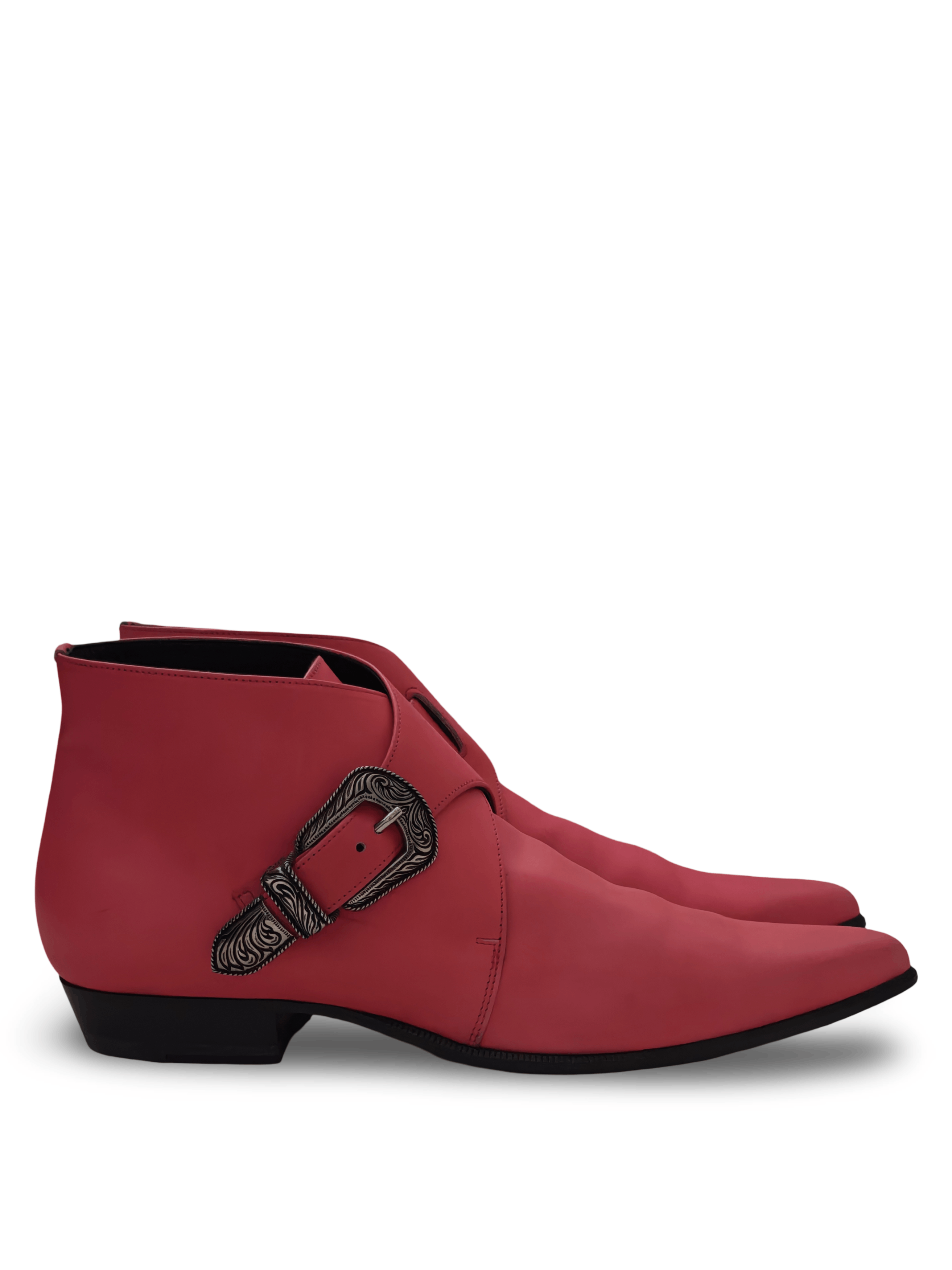 Saint Laurent Paris SS14 Western Buckle Duckies Boots | Grailed