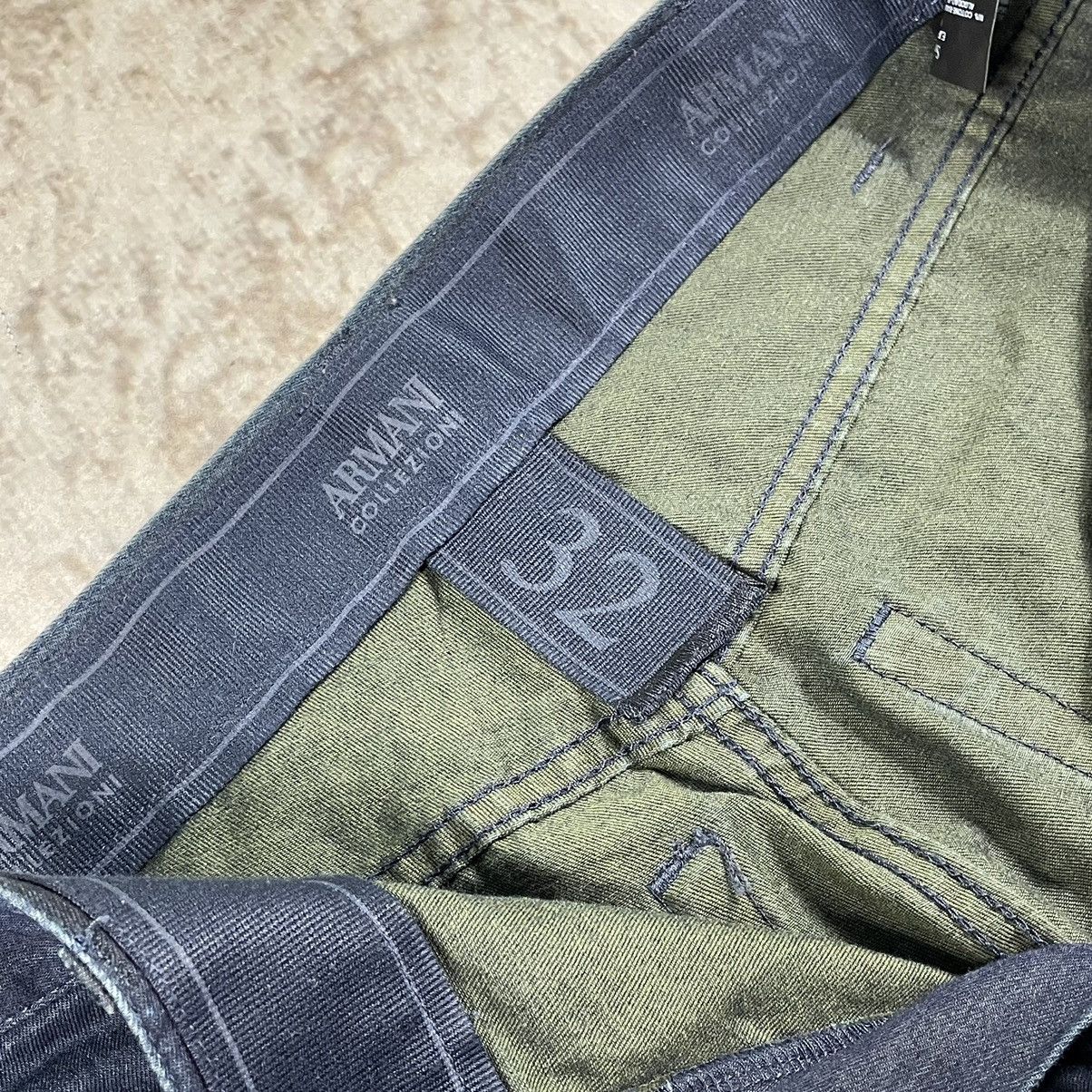 Armani × Giorgio Armani Armani Collezioni Italy Real Baggy Mettalic Logo Pants Size US 32 / EU 48 - 8 Thumbnail