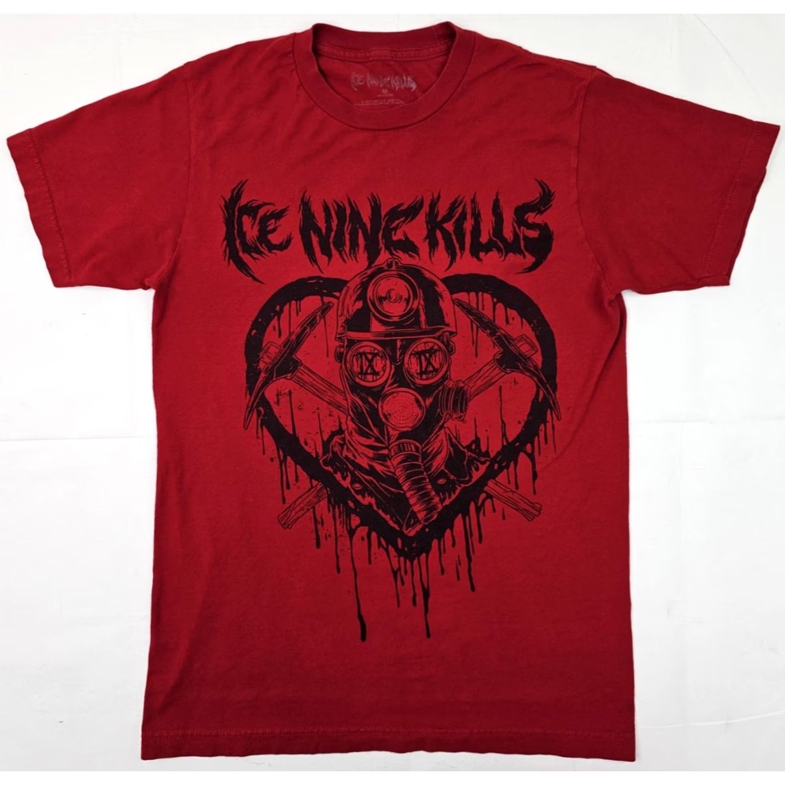 Vintage Ice Nine Kills Graphic T Shirt Red, Adult M, Short Sleeve, Crew Neck, 100% Cotton, Gildan 5000, Men, Graphic, Vintage: No Size US M / EU 48-50 / 2 - 2 Thumbnail