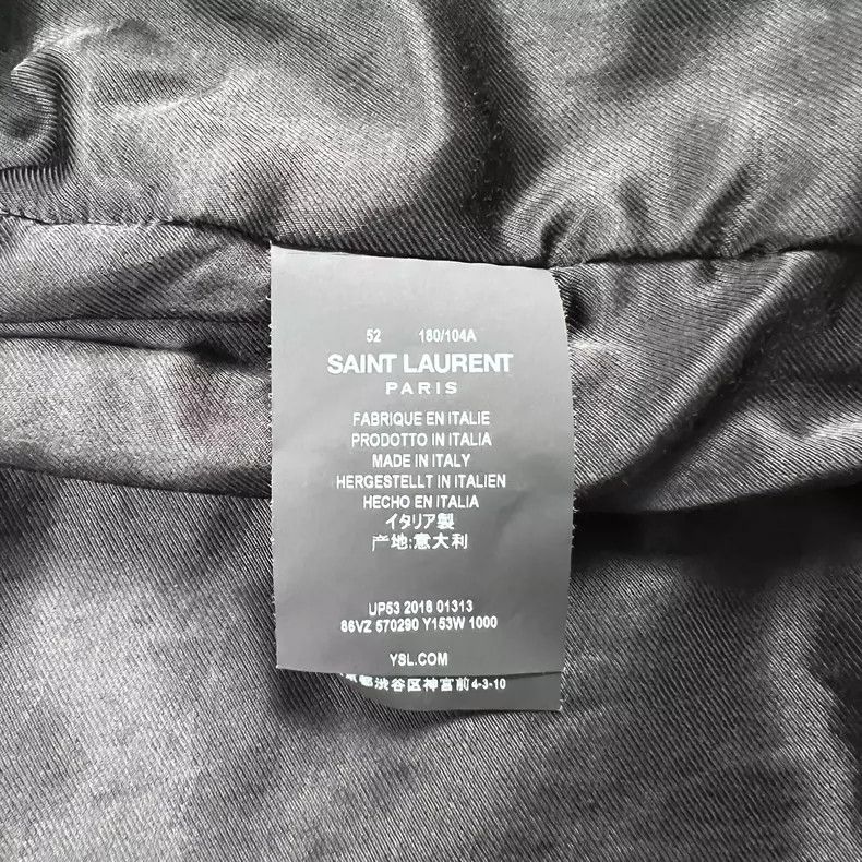 Saint Laurent Paris Saint Laurent Paris 19ss sword collar bomber jacket Nextarr Size US L / EU 52-54 / 3 - 6 Thumbnail