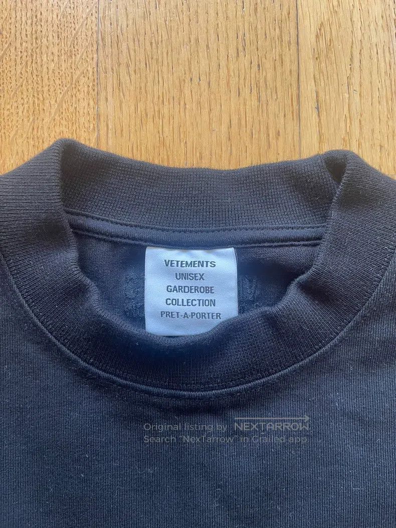 Vetements Vetements Long Sleeve T-Shirt Size US S / EU 44-46 / 1 - 3 Thumbnail