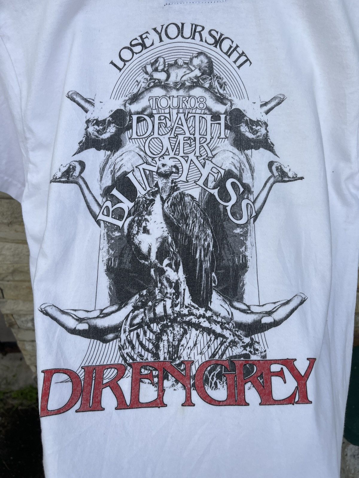Band Tees × Vintage Last Drop🔥Rare🔥Vintage Dir En Grey Death Metal Band T-Shirt Size US M / EU 48-50 / 2 - 1 Thumbnail