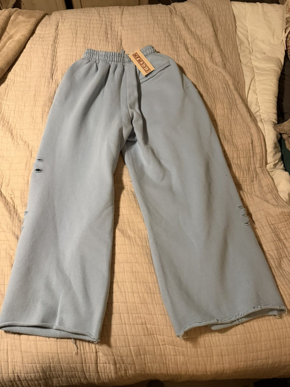 murd333r.fm Murd333r.FM Sweatpants Light Blue Size S Size US 32 / EU 48 - 3 Thumbnail