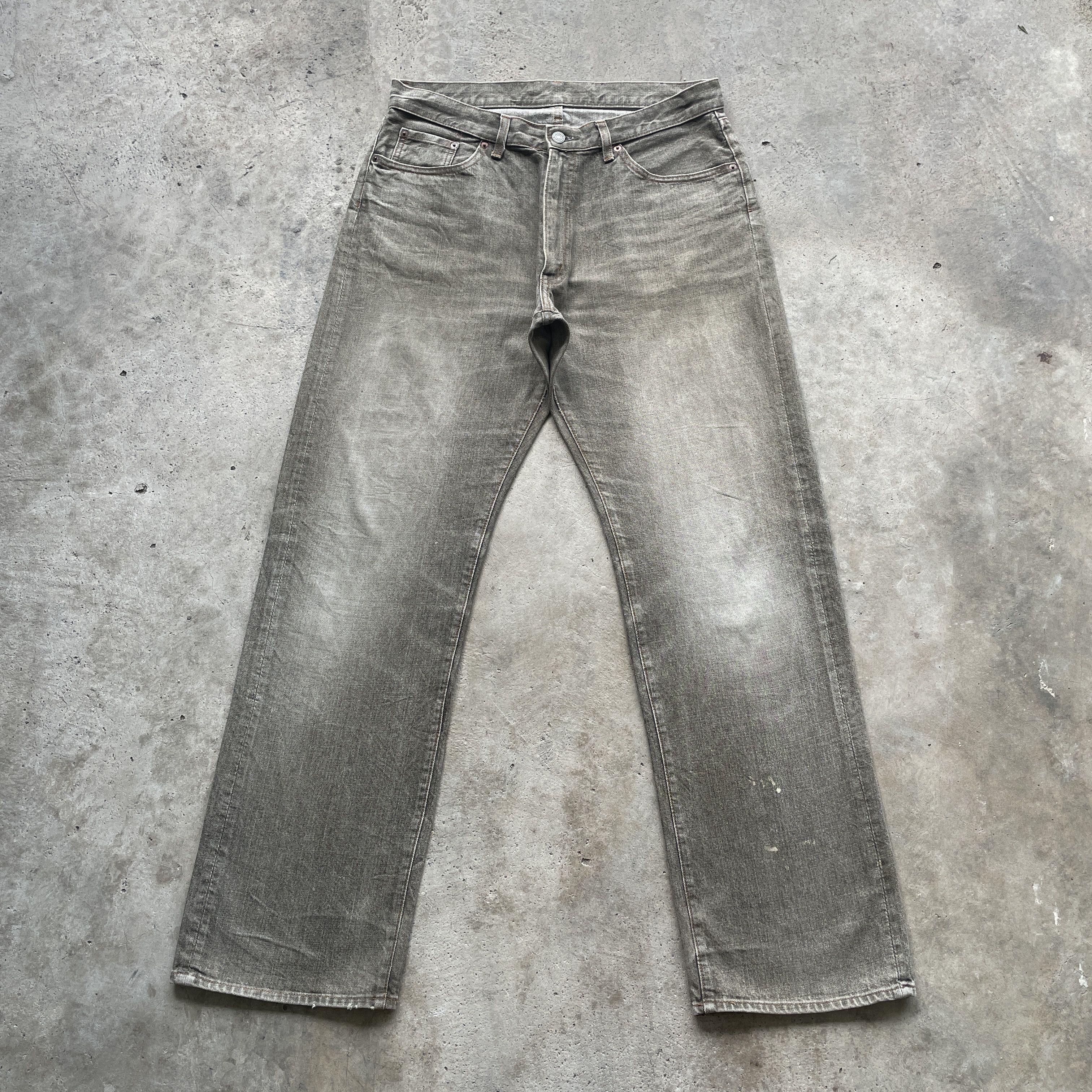 Japanese Brand Japan Vintage Jeans Baggy Greyish Browns Faded Denim Pants Size US 34 / EU 50 - 2 Thumbnail
