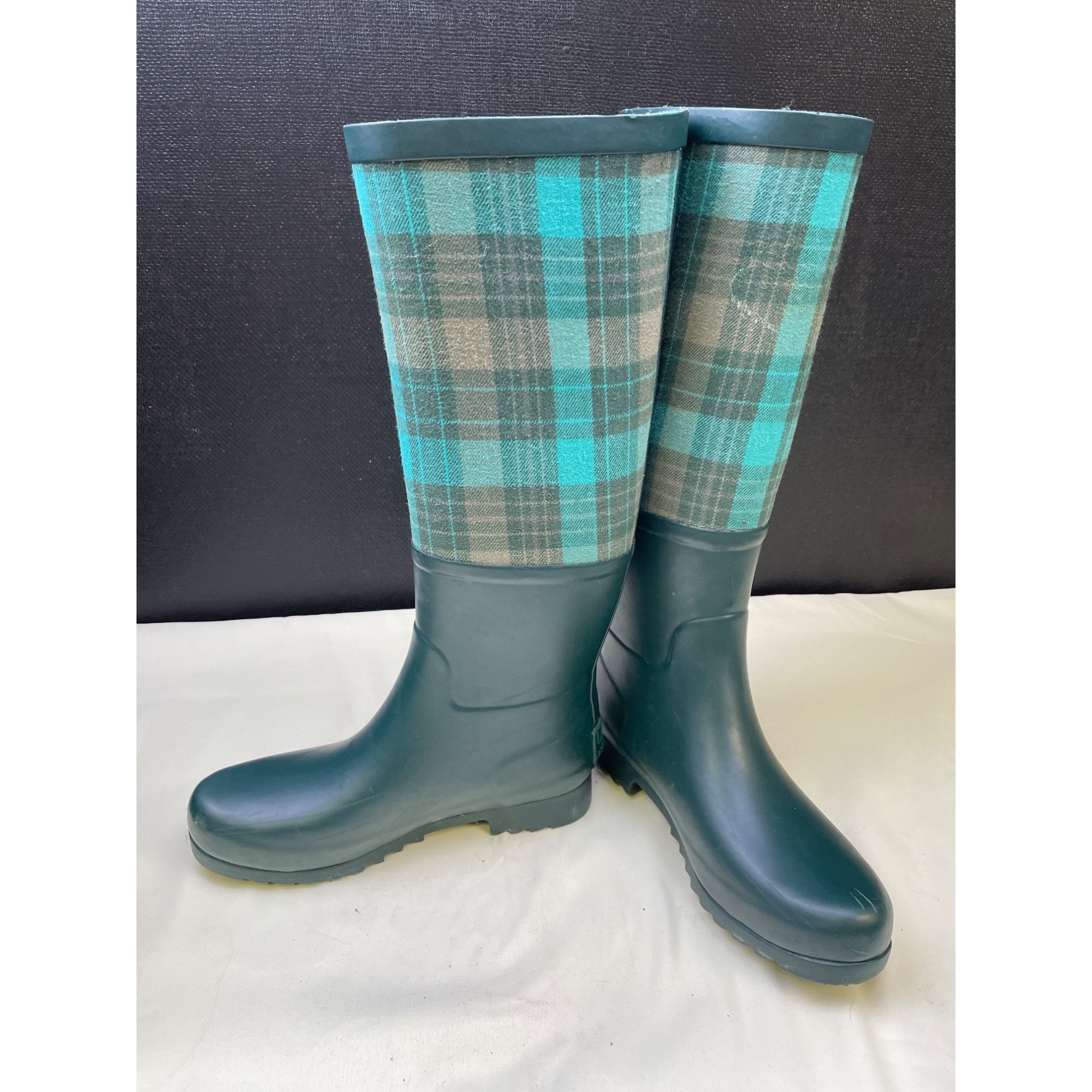 Ugg Ugg Australia Women's Green Plaid Rain Boots/ Shoes Size 5 S Size US 5 / IT 35 - 7 Thumbnail