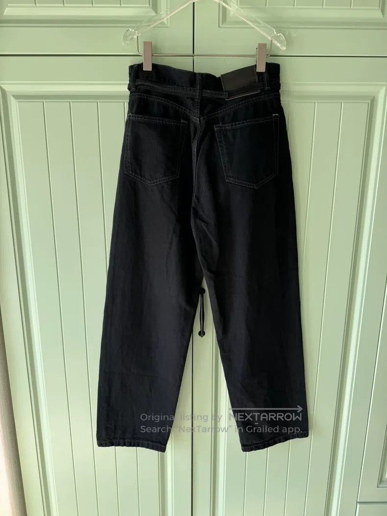 Acne Studios Acne Studios Black Denim Pants, high waist design with bel Size 28" / US 6 / IT 42 - 7 Thumbnail