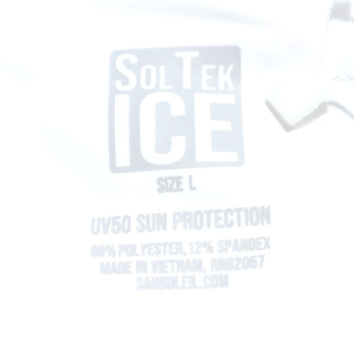 Vintage San Soleil USA Flag Sol Tek Ice Golf High Stretch Polo Shirt White Men's L Size US L / EU 52-54 / 3 - 5 Thumbnail