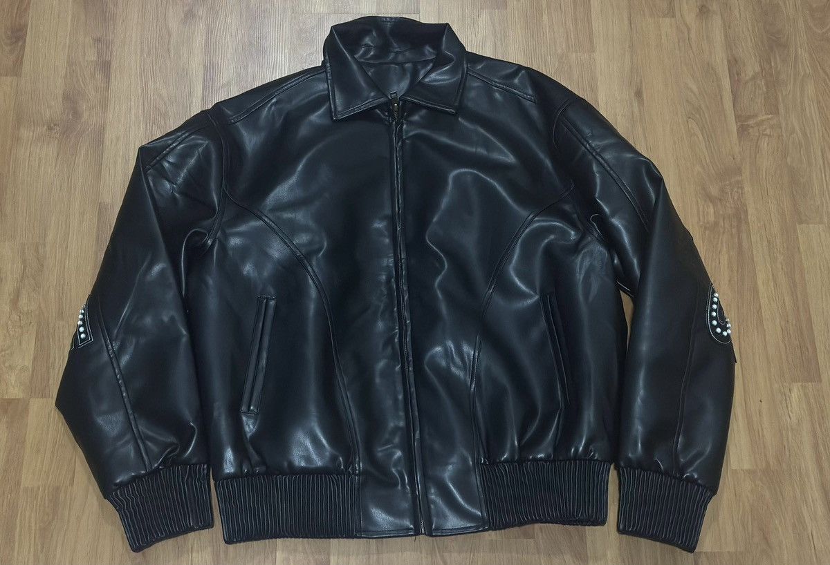 Supreme Supreme Studded Arc Logo Leather Jacket Black Size US L / EU 52-54 / 3 - 3 Thumbnail