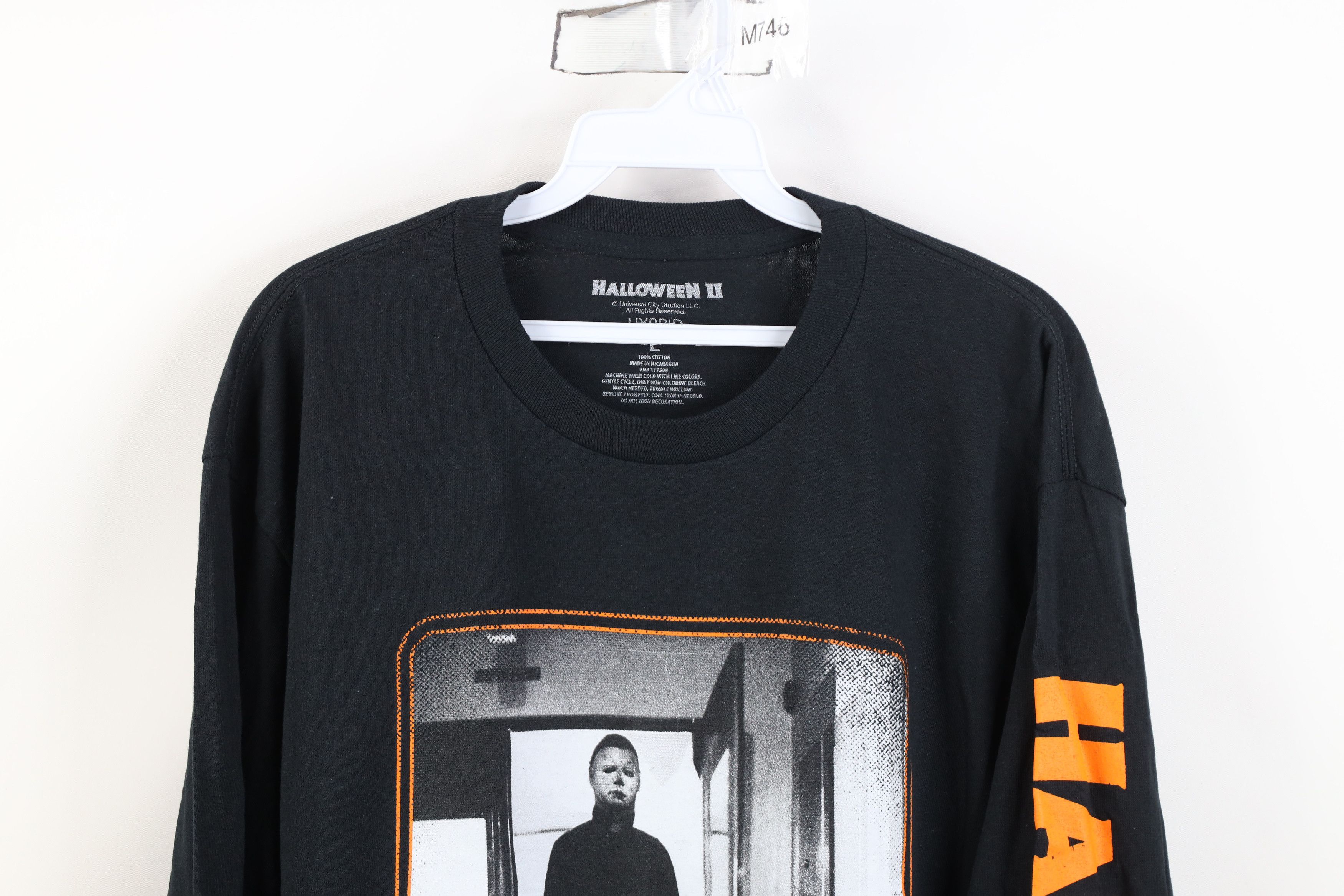 Vintage Y2K Streetwear Michael Myers Halloween Long Sleeve T-Shirt Size US L / EU 52-54 / 3 - 2 Thumbnail