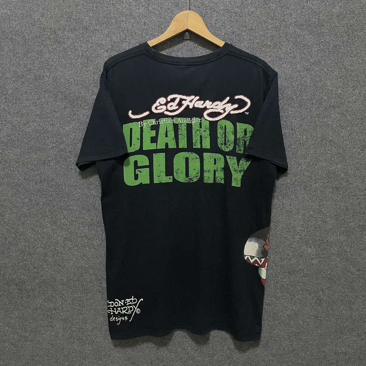 Christian Audigier Don Ed Hardy By Christian Audigier Death or Glory T Shirt Size US L / EU 52-54 / 3 - 7 Thumbnail