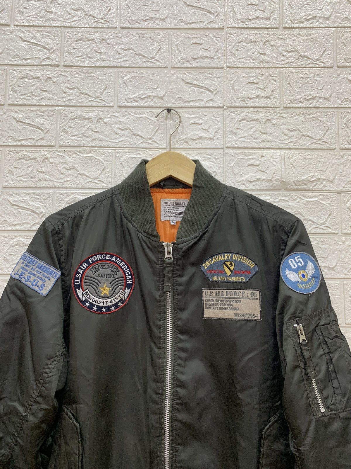 Other Vintage Future Bullet JESUS US AIR FORCE military bombers Size US M / EU 48-50 / 2 - 5 Thumbnail