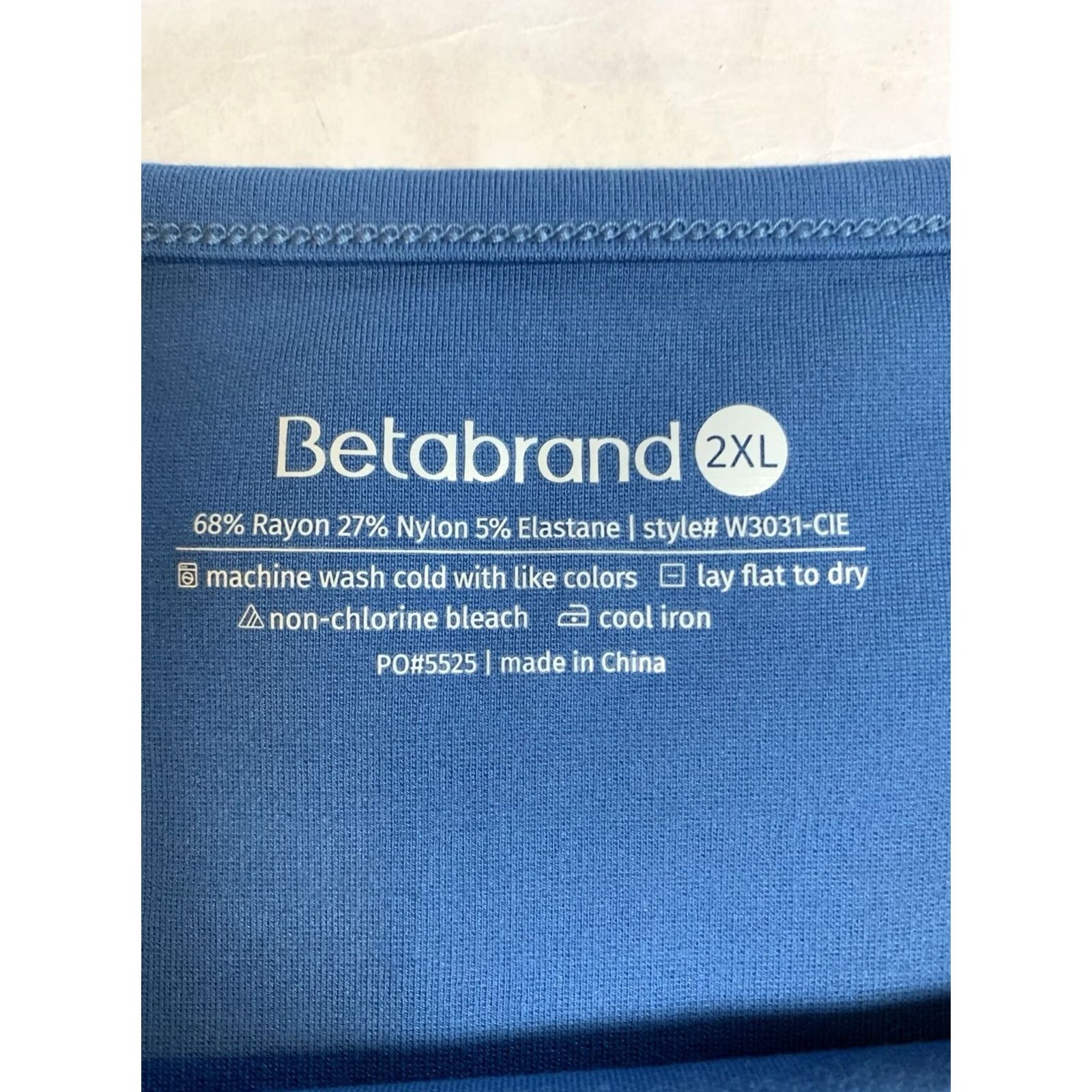 Vintage Betabrand Shirt Women 2XL Blue Short Sleeve Top Hi Low Boxy T-Shirt Casual Travel Size XXL / US 16-18 / IT 52-54 - 5 Thumbnail