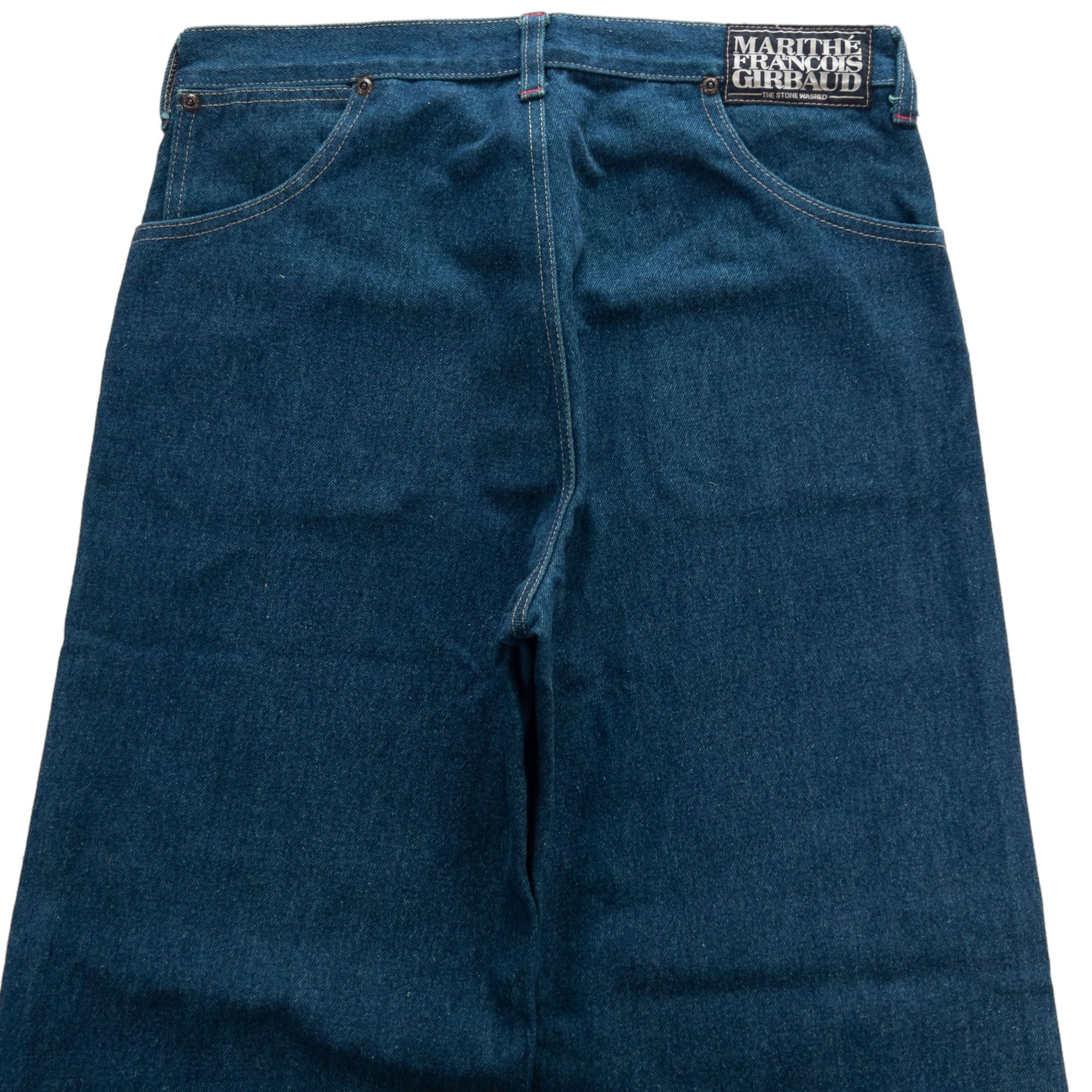 Marithe + Francois Girbaud Vintage Marithe + Francois Girbaud Reverse Jeans Size W32 Size US 32 / EU 48 - 4 Thumbnail