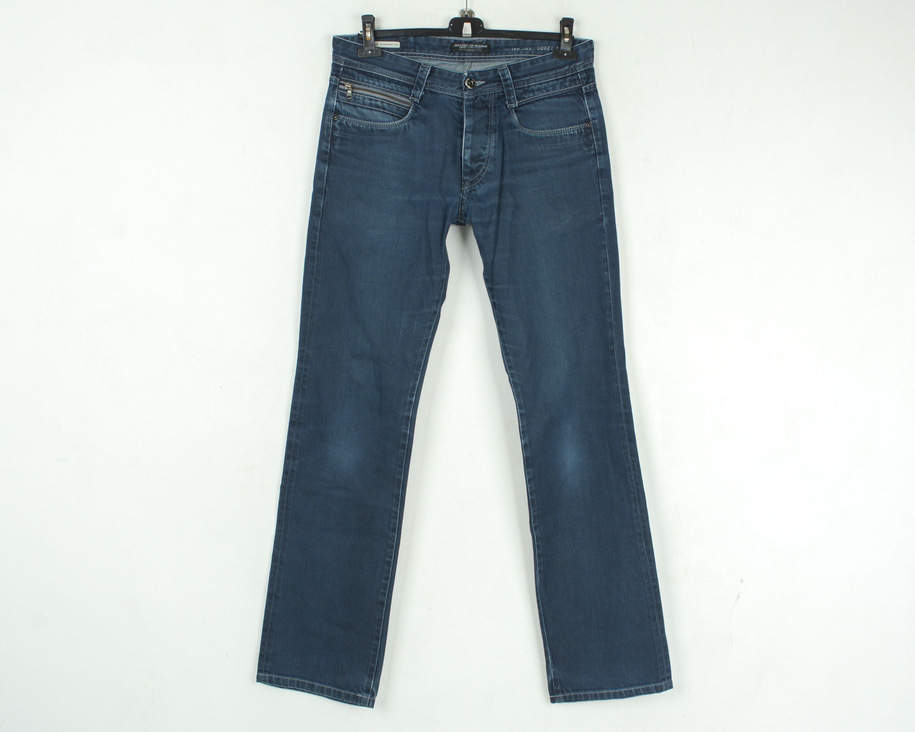 Jack & Jones Core Rick W33 L36 Comfort Straight Jeans Denim Pants Size US 33 - 1 Thumbnail