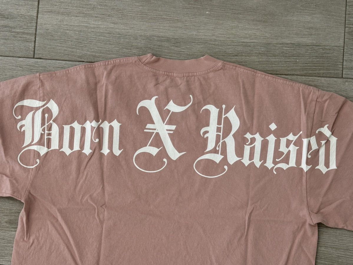 Born X Raised BORN X RAISED BlackLetter Jumbo Arch Tee Dusty Rose Sz Large Size US L / EU 52-54 / 3 - 5 Thumbnail