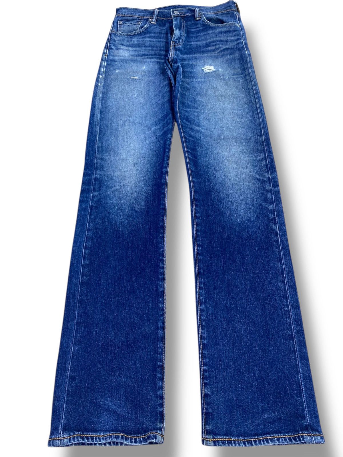 Levi's Levi’s Whiskers Faded Wash Style Straight Cut Jeans Size US 30 / EU 46 - 1 Thumbnail