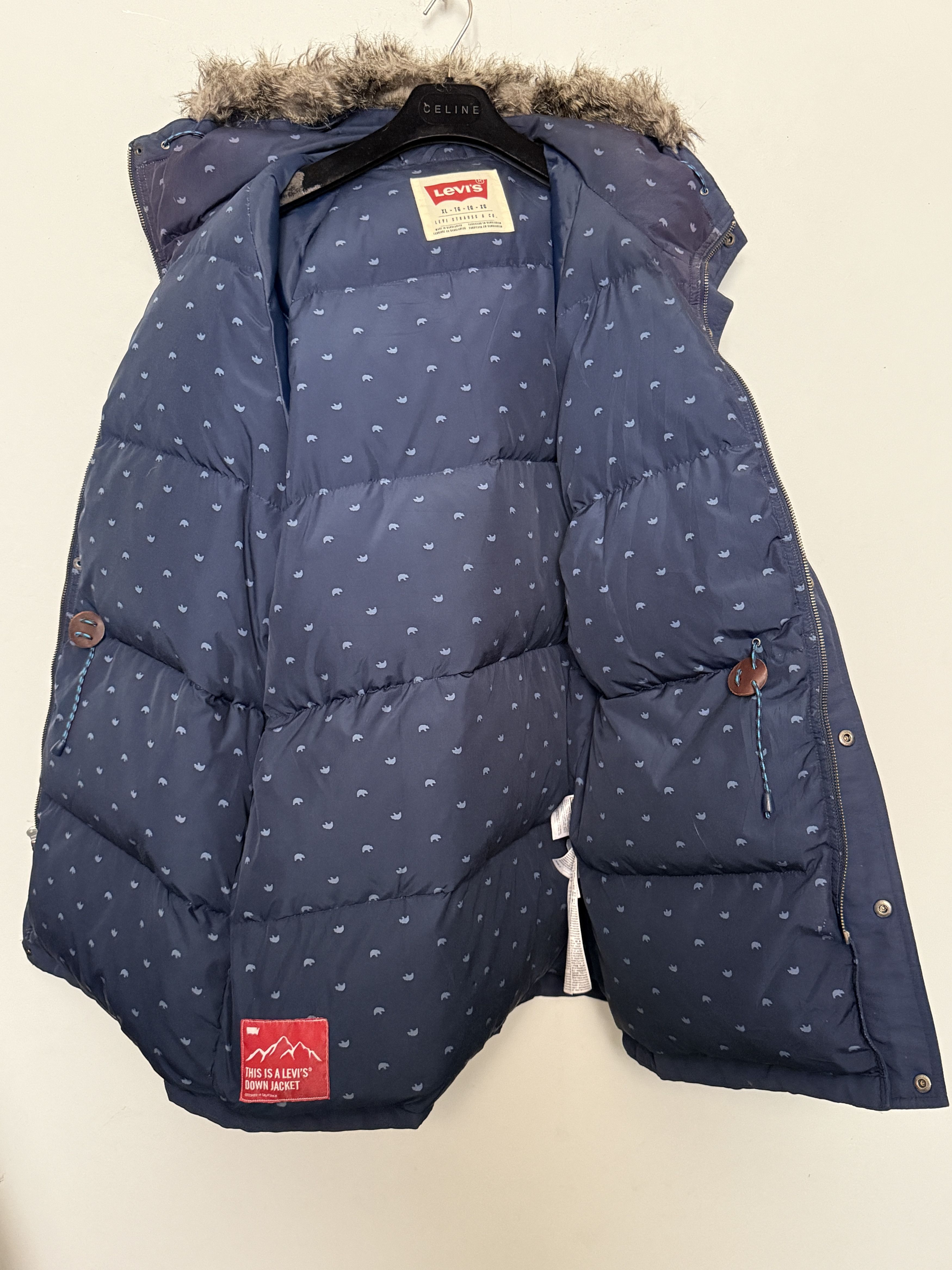 Levi's Levi’s down jacket parka puffer multipocket blue xl size Size US XL / EU 56 / 4 - 11 Thumbnail