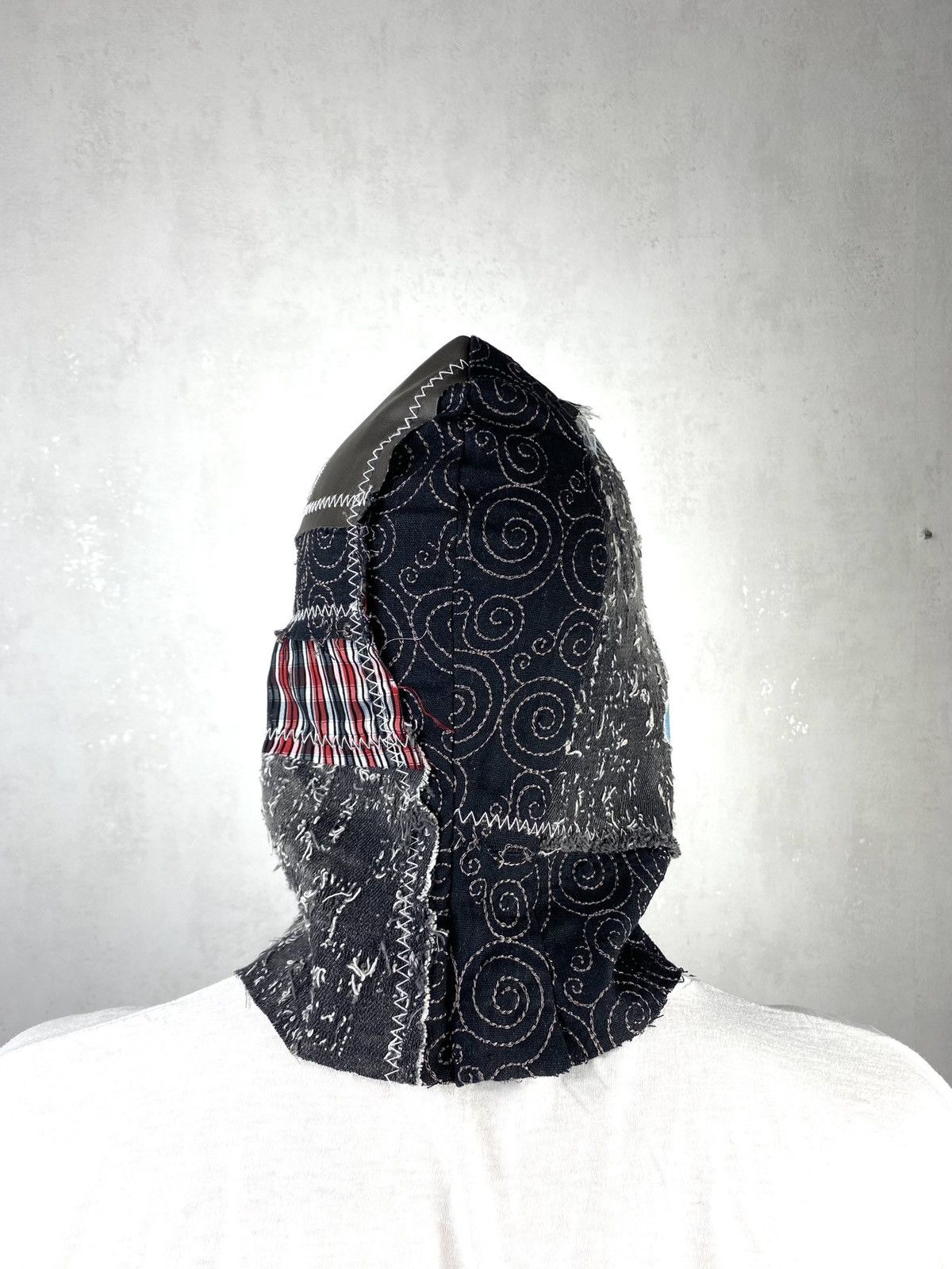 Japanese Brand Rare! Vintage Japanese Patchwork Balaclava Kapital Style Size ONE SIZE - 3 Thumbnail